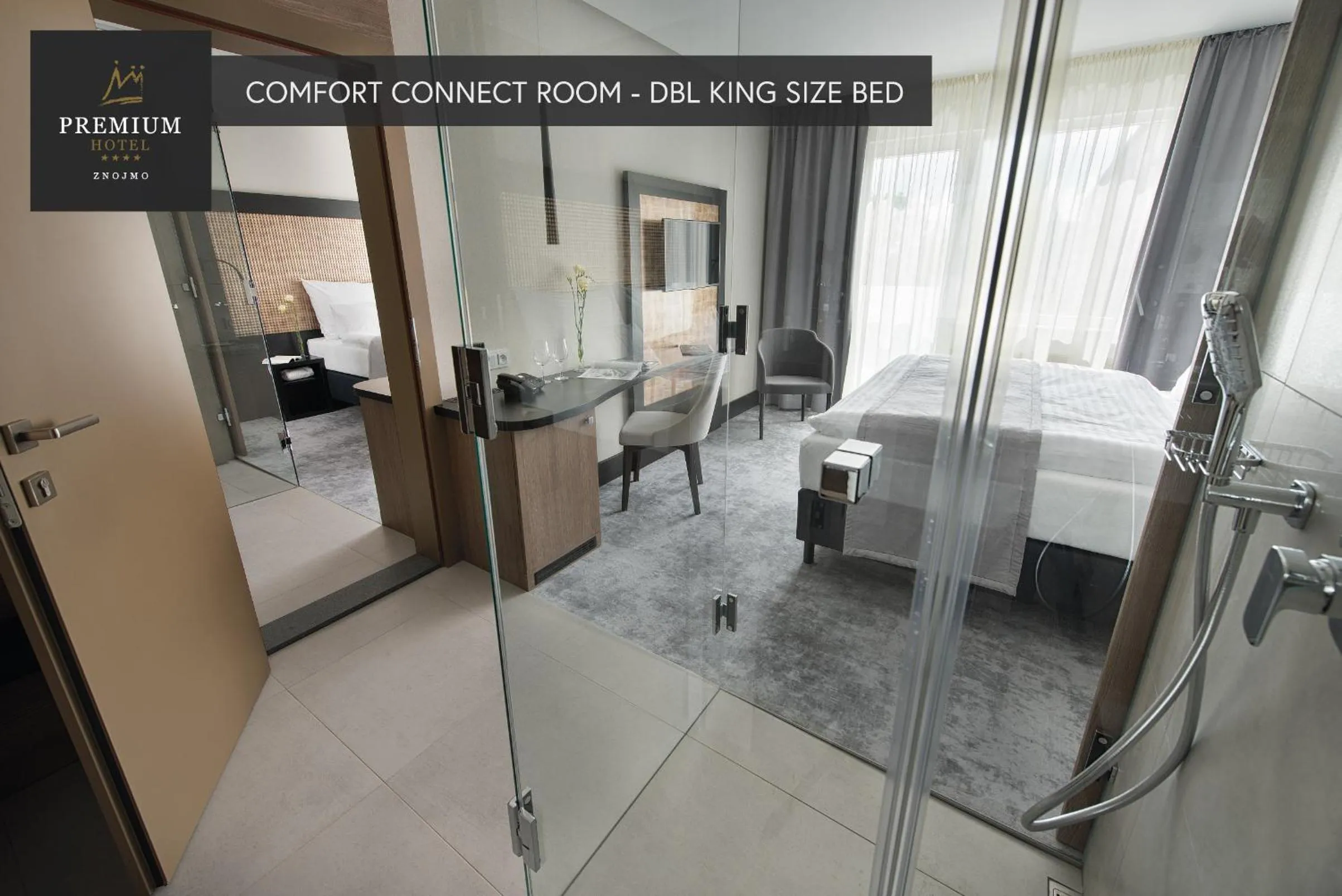 Shower in PREMIUM Wellness & Wine Hotel Znojmo