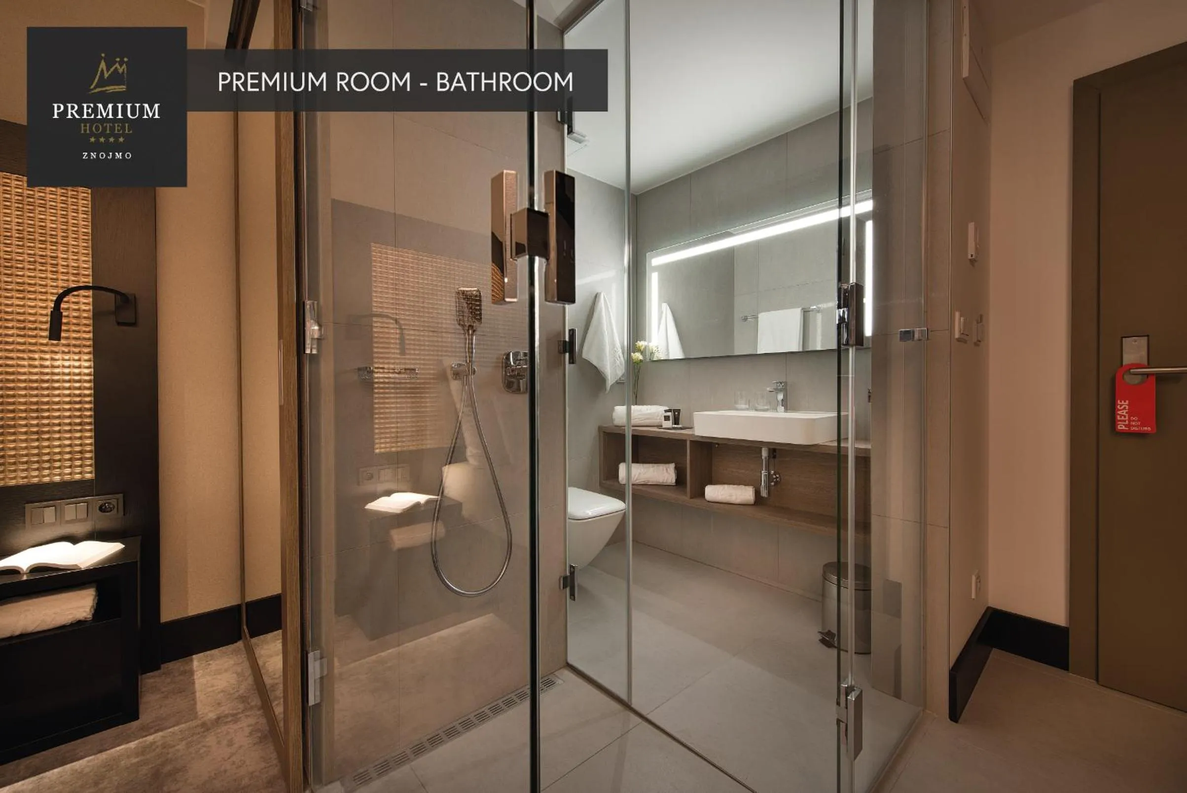 Shower in PREMIUM Wellness & Wine Hotel Znojmo