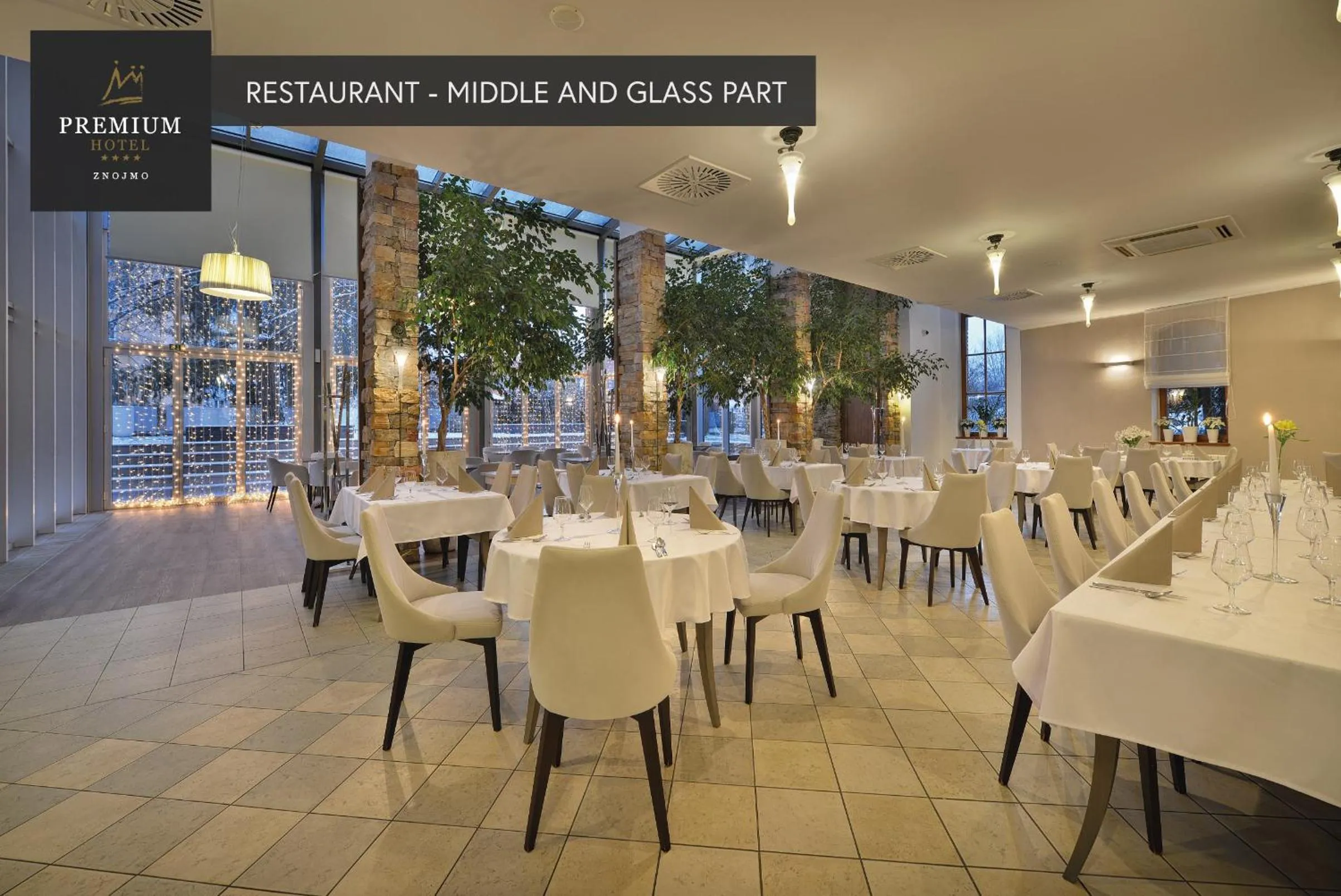 Restaurant/places to eat in PREMIUM Wellness & Wine Hotel Znojmo