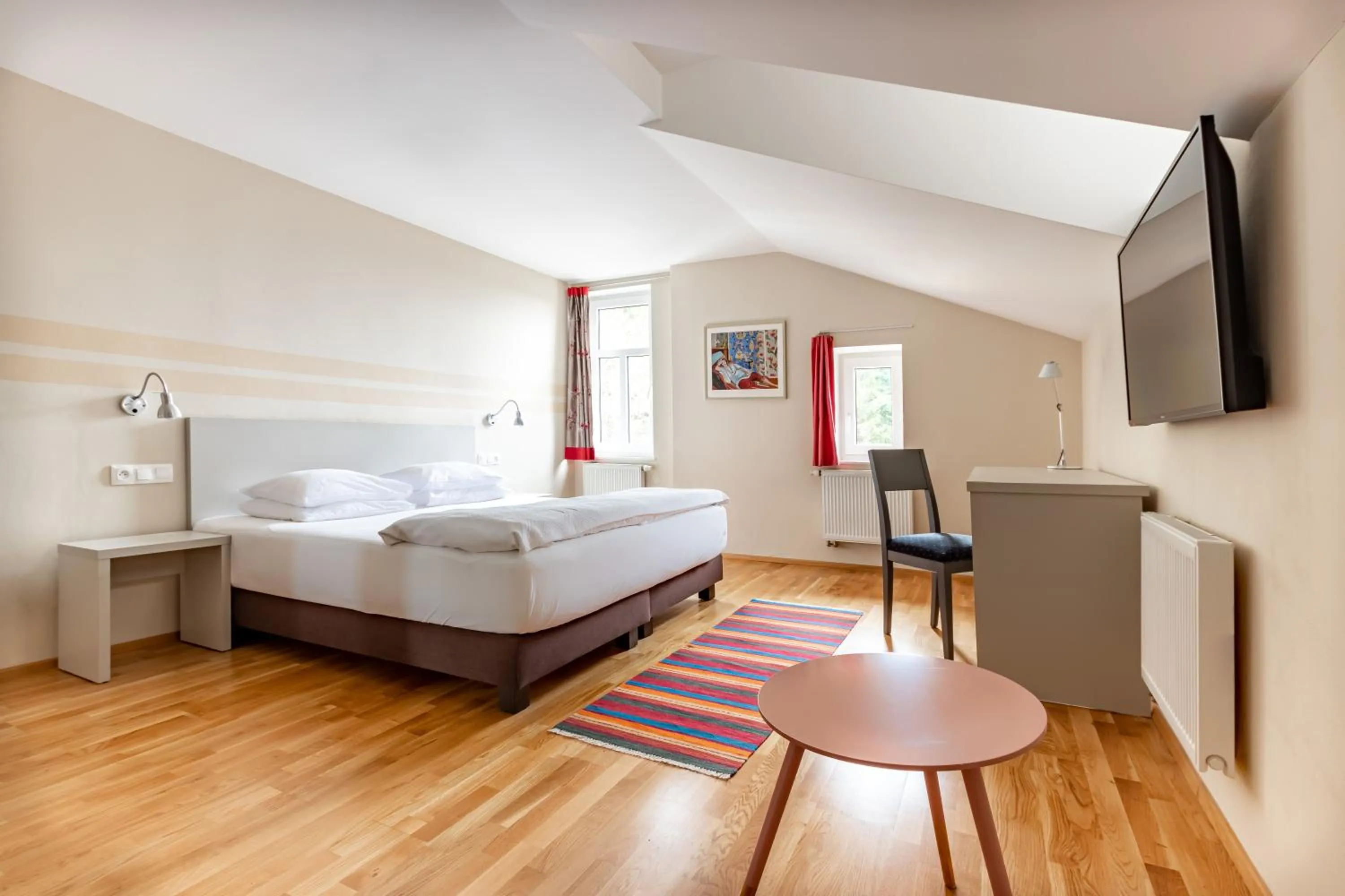 Photo of the whole room, Bed in Boutique Hotel SwissHouse