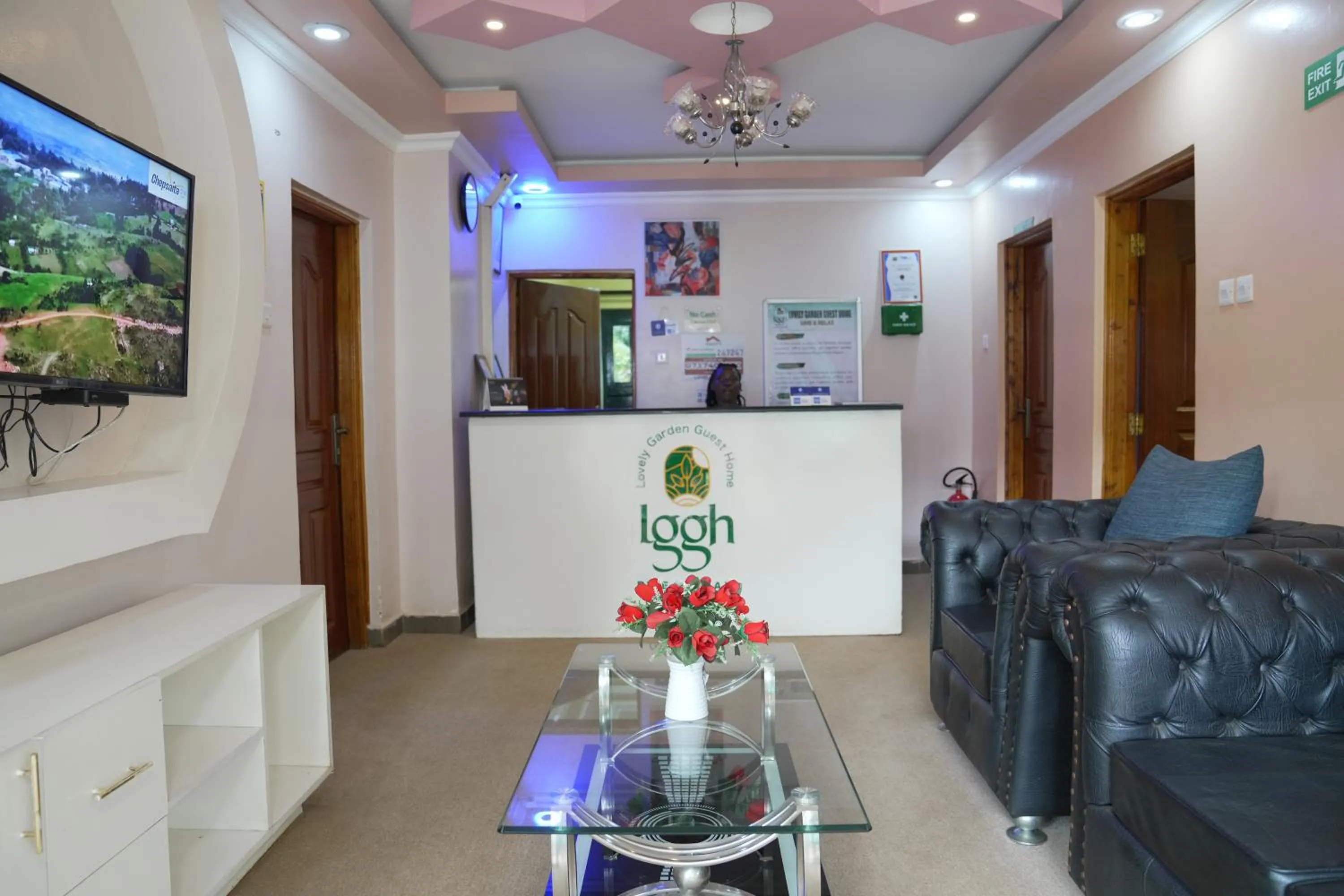 Seating area in Lovely Garden Guest Home