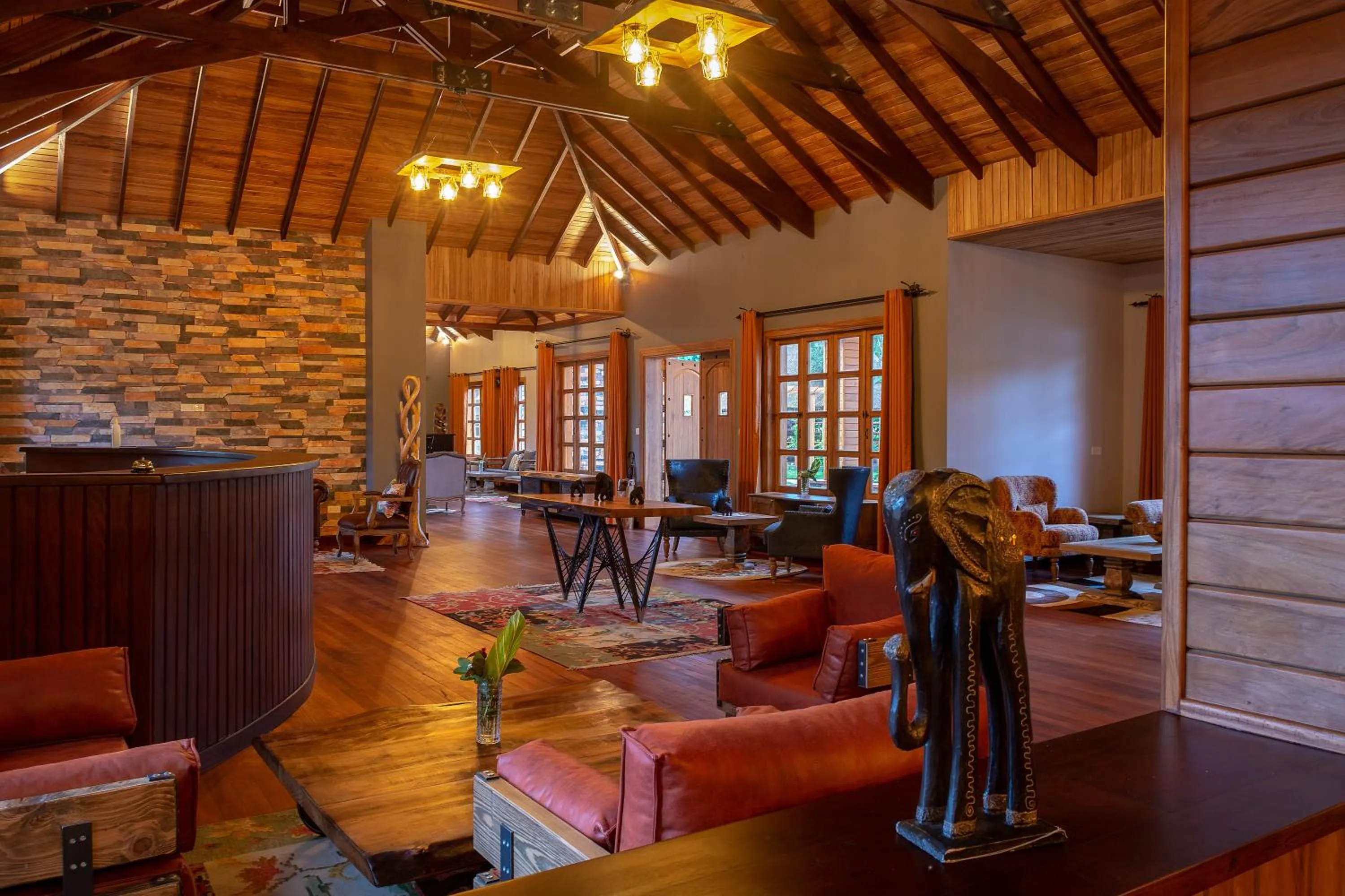Lobby or reception in Chimpundu Lodge
