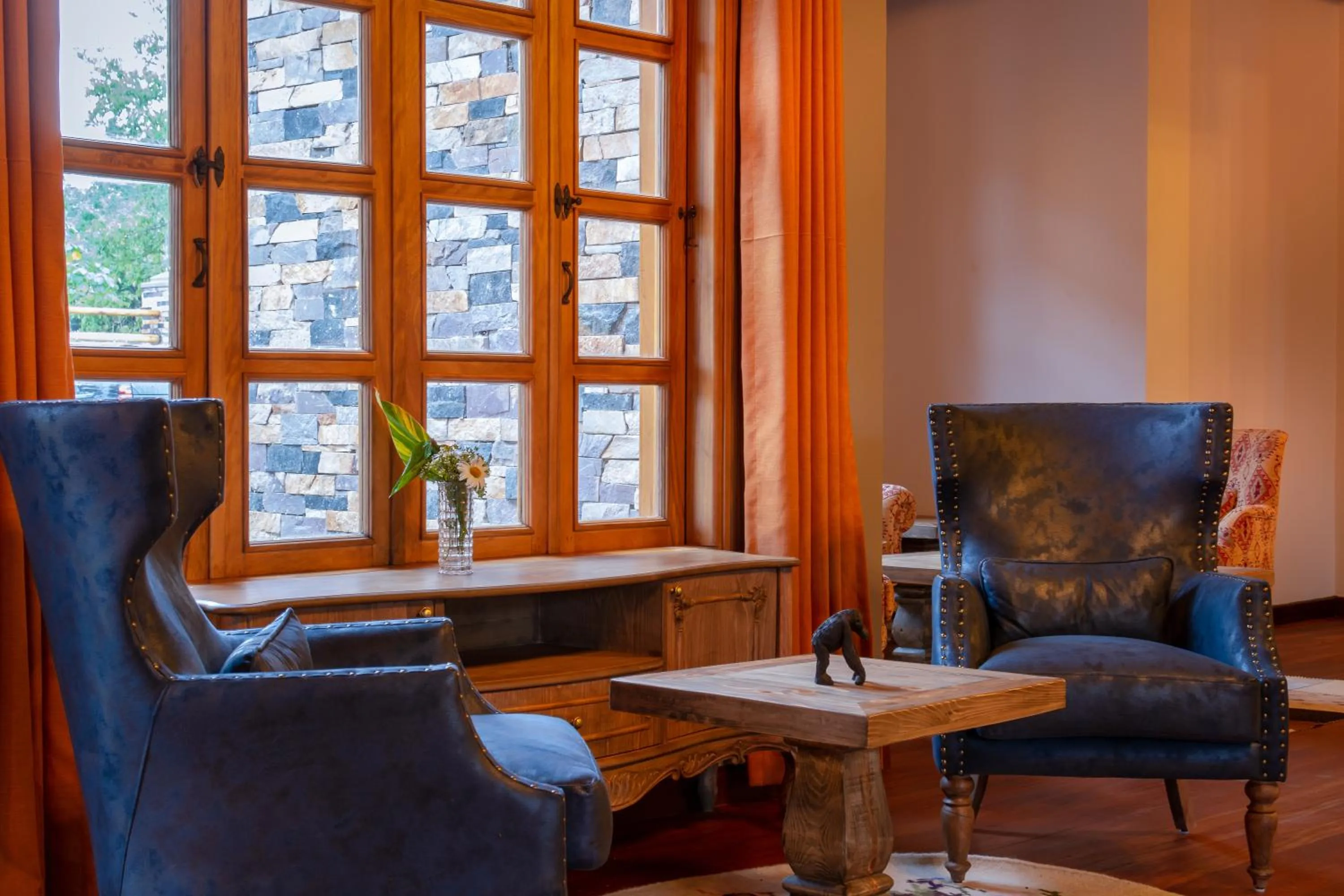 Lobby or reception in Chimpundu Lodge