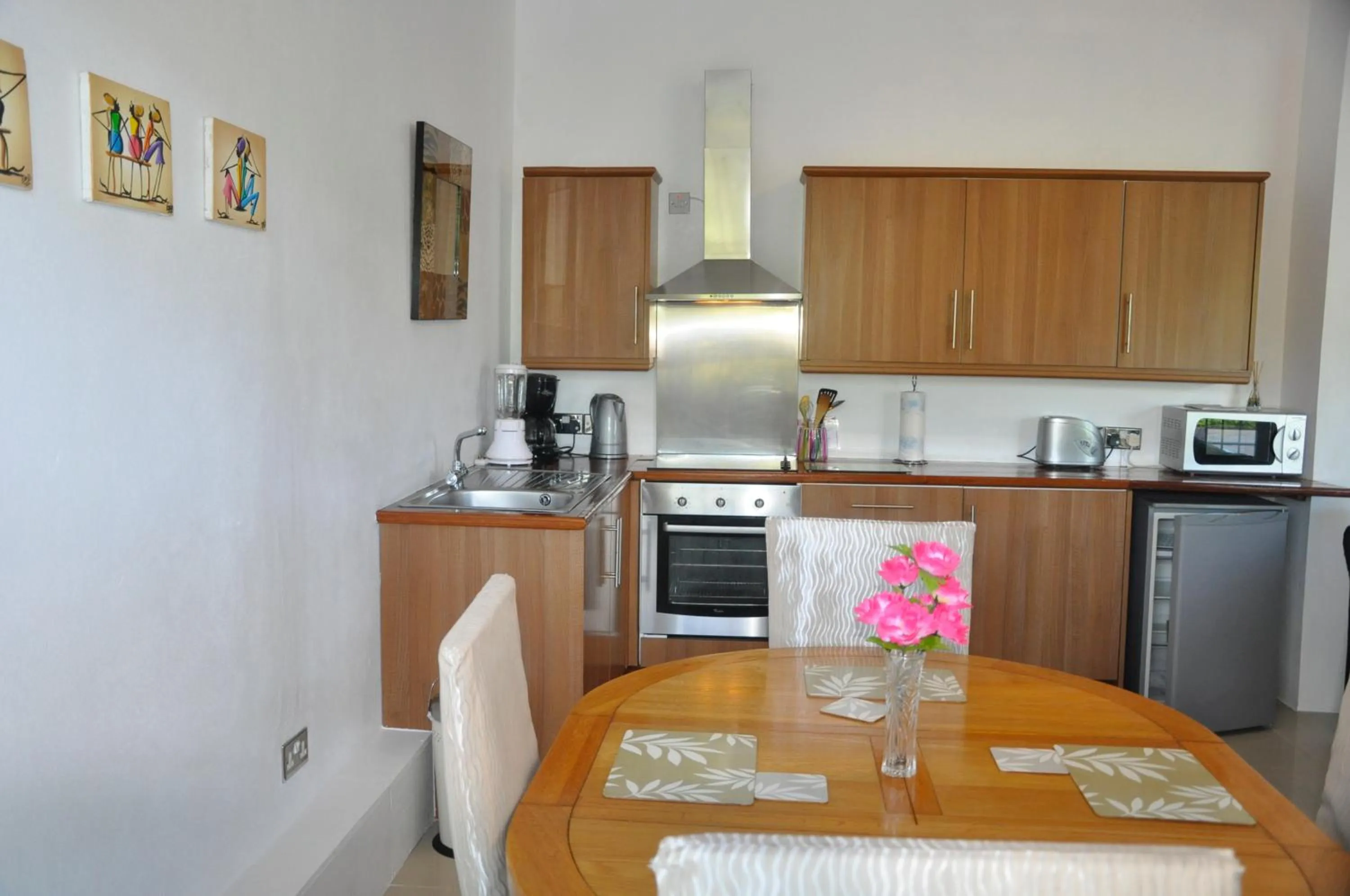 Kitchen or kitchenette in Marigot Palms Luxury Caribbean Apartment Suites