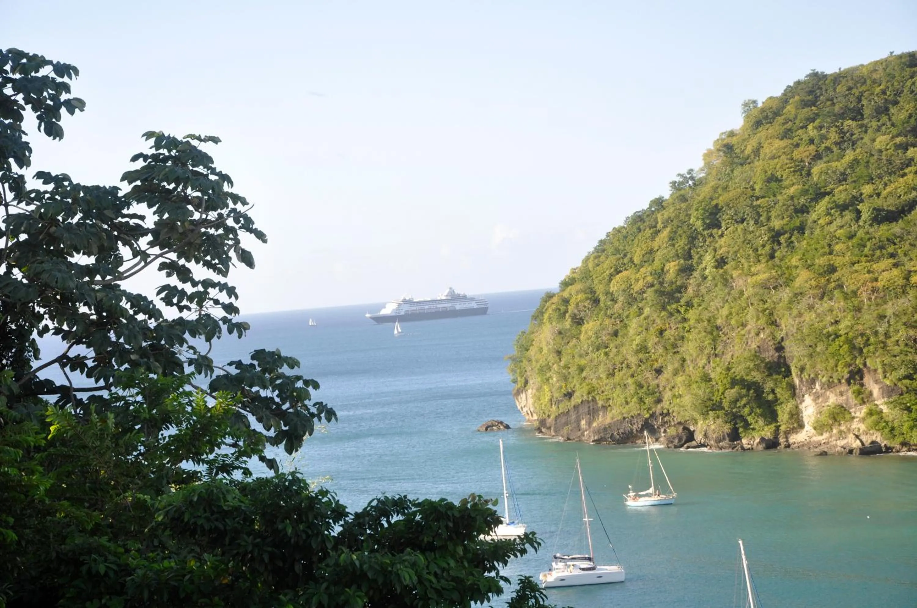 Bird's eye view in Marigot Palms Luxury Caribbean Apartment Suites