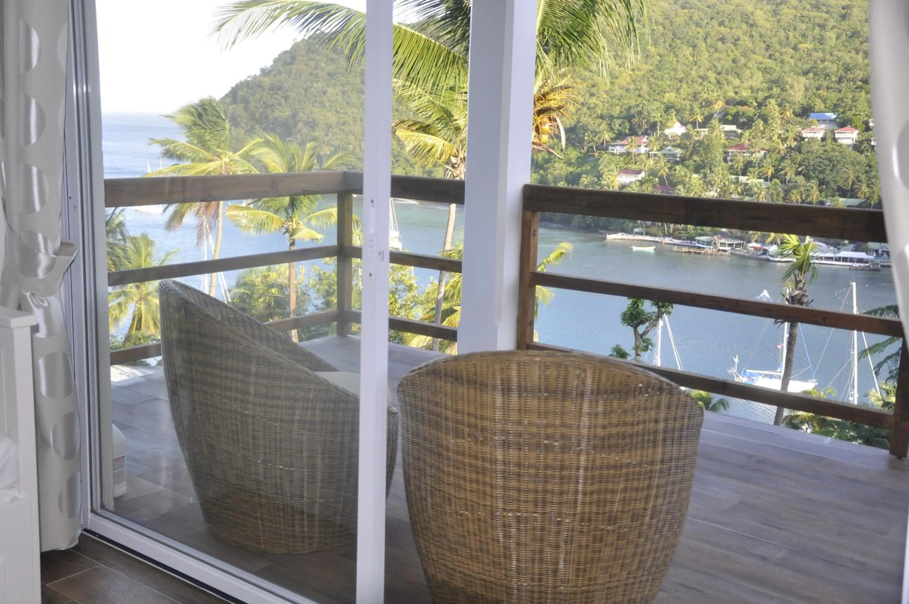 Balcony/Terrace in Marigot Palms Luxury Caribbean Apartment Suites