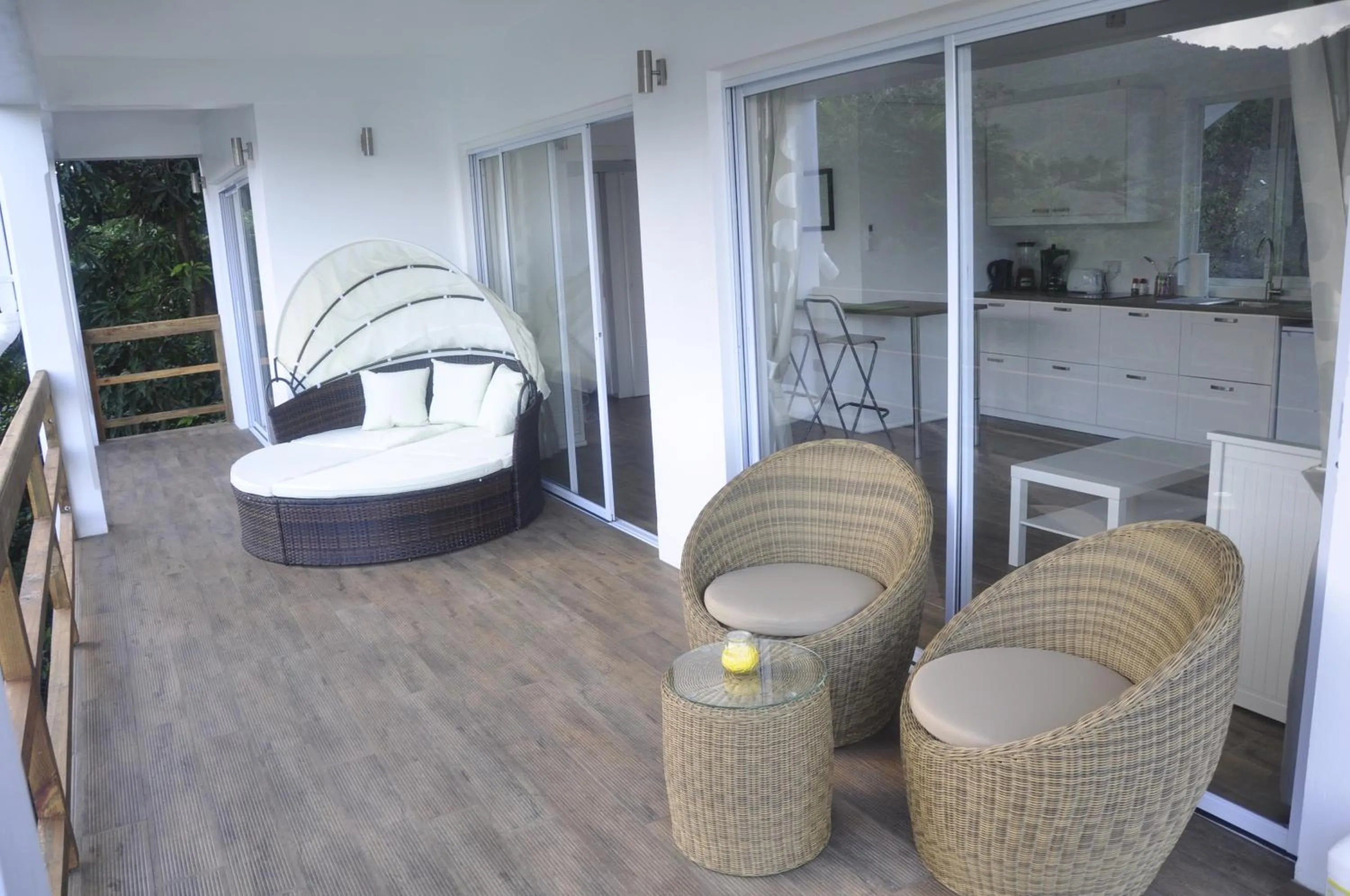 Balcony/Terrace in Marigot Palms Luxury Caribbean Apartment Suites