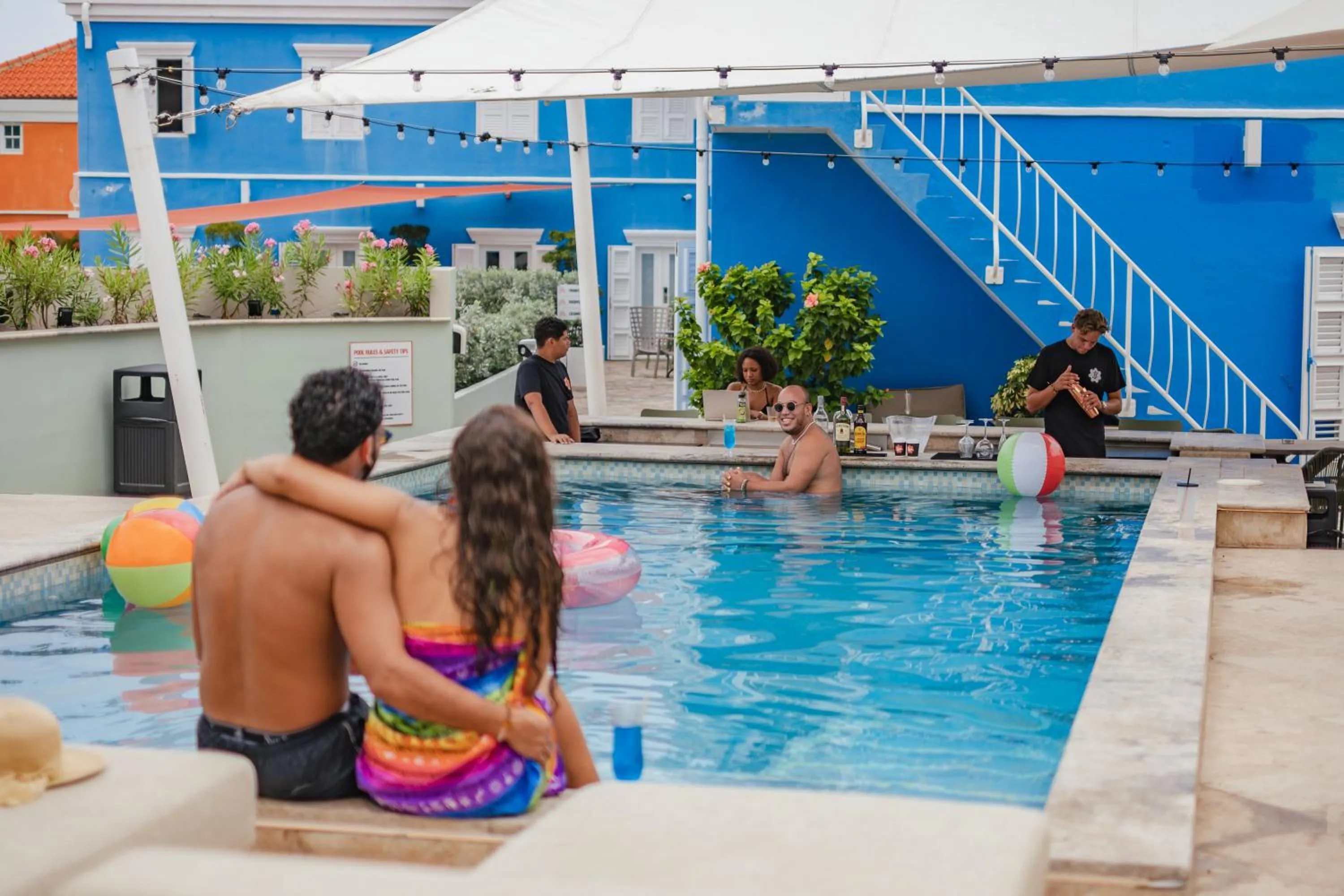 Swimming pool in The Freedom Hotel