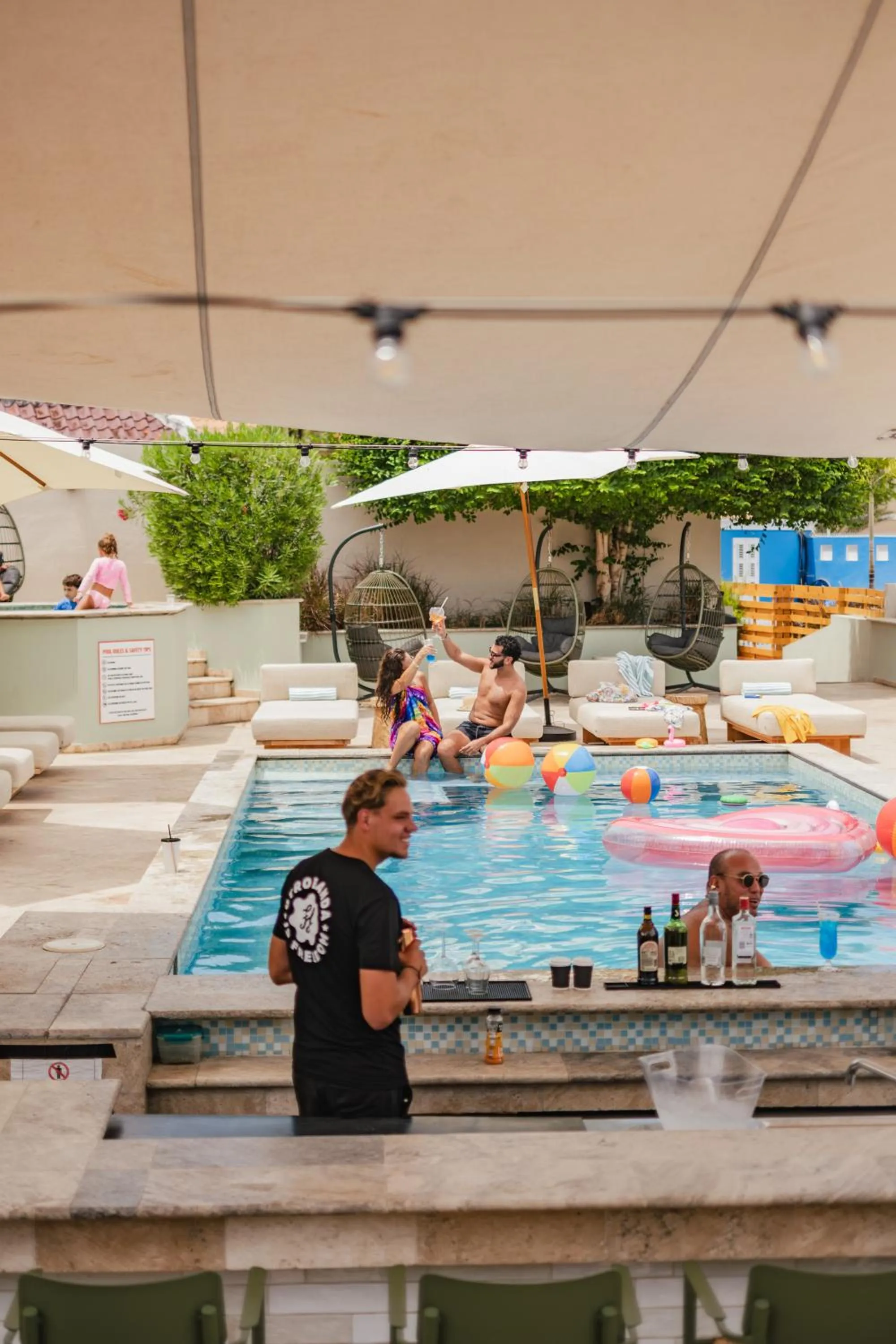 Swimming pool in The Freedom Hotel