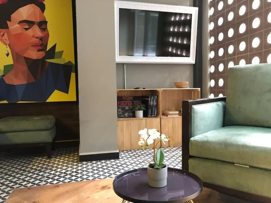 Seating Area in Departamento muy amplio y moderno en la CONDESA