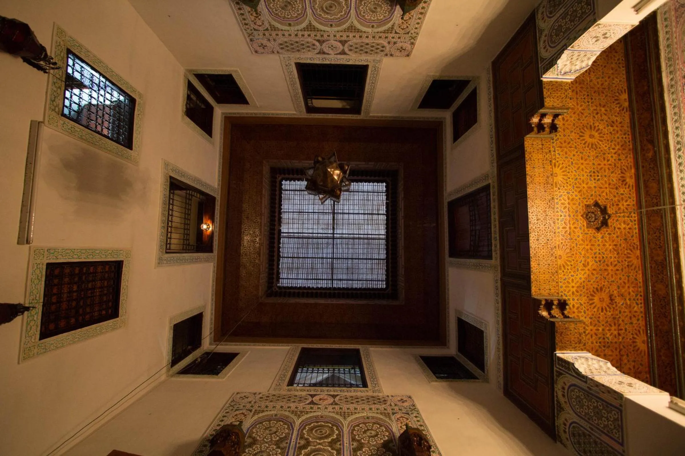 Decorative detail, Bed in Riad Meski