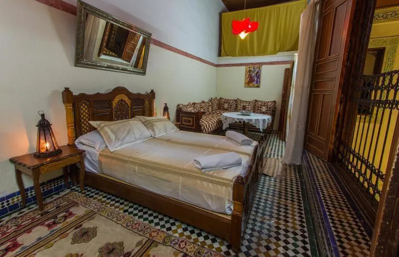 Bed in Riad Meski