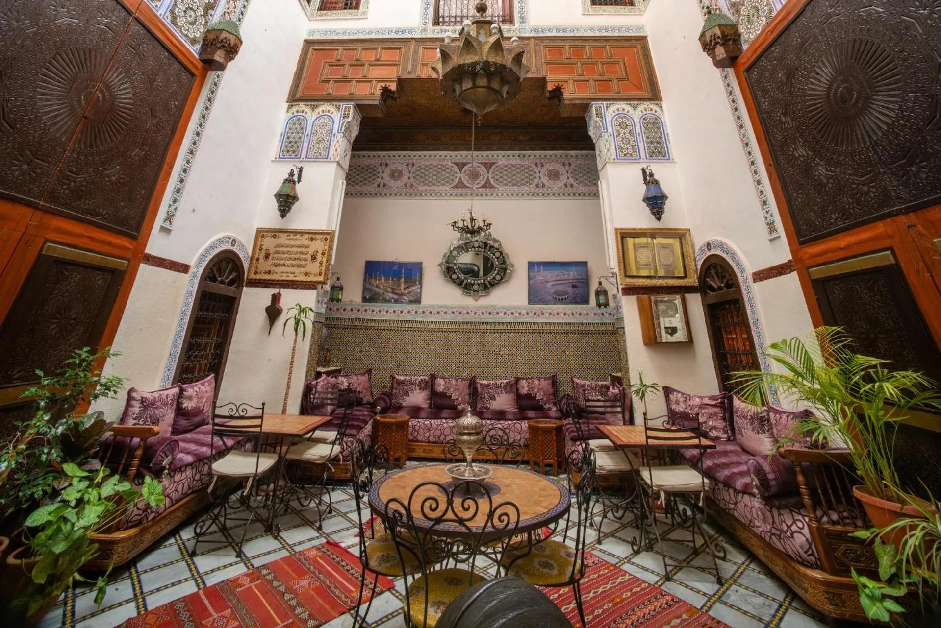 Lobby or reception in Riad Meski