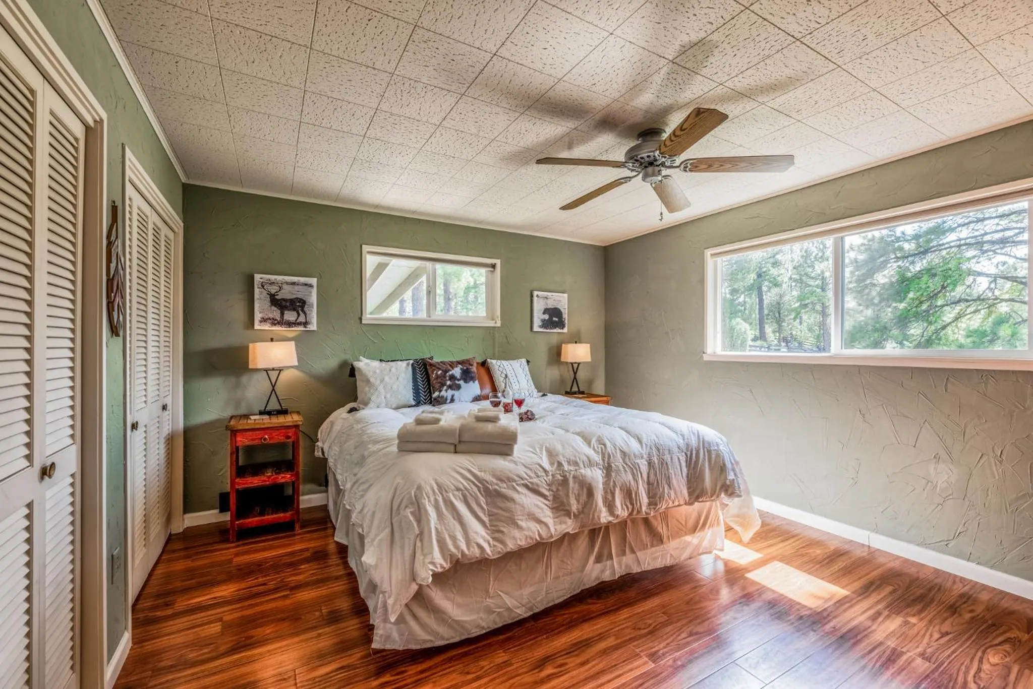 Bed in The Painted Horse Retreat