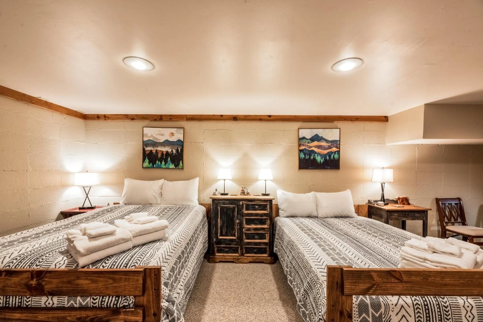 Bed in The Painted Horse Retreat