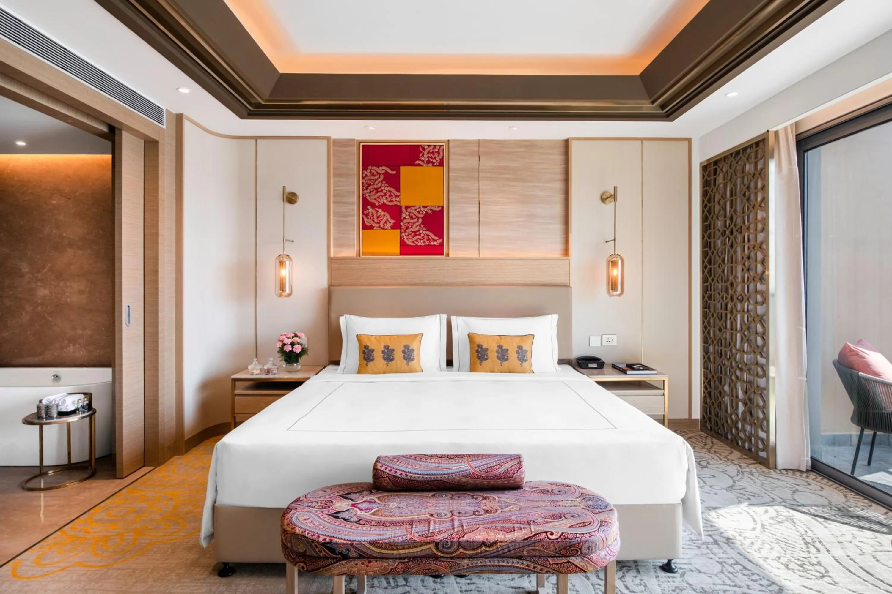 Bedroom, Bed in Taj Lakefront Bhopal