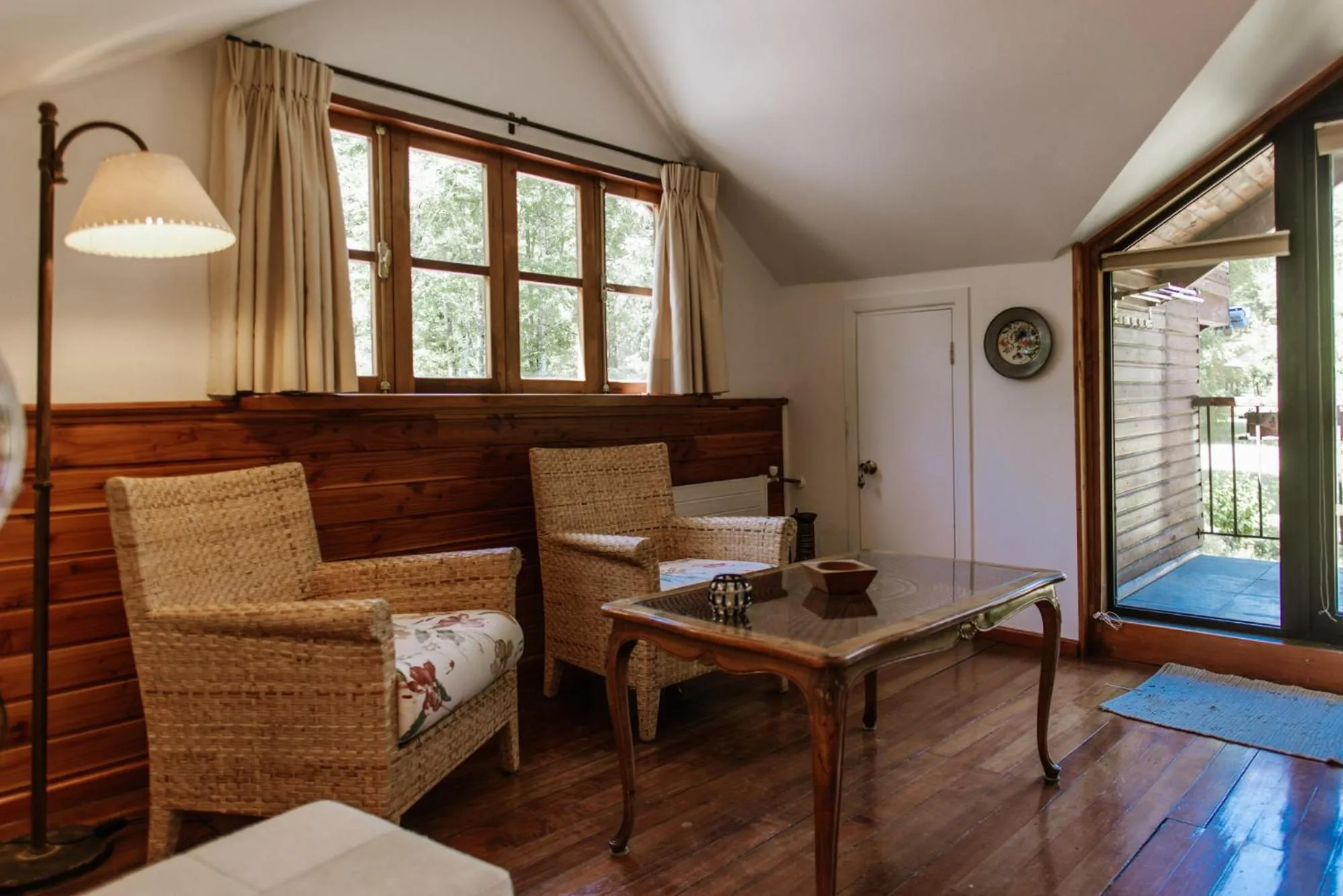 Living room in Hotel Posada del Río - Parque Metreñehue