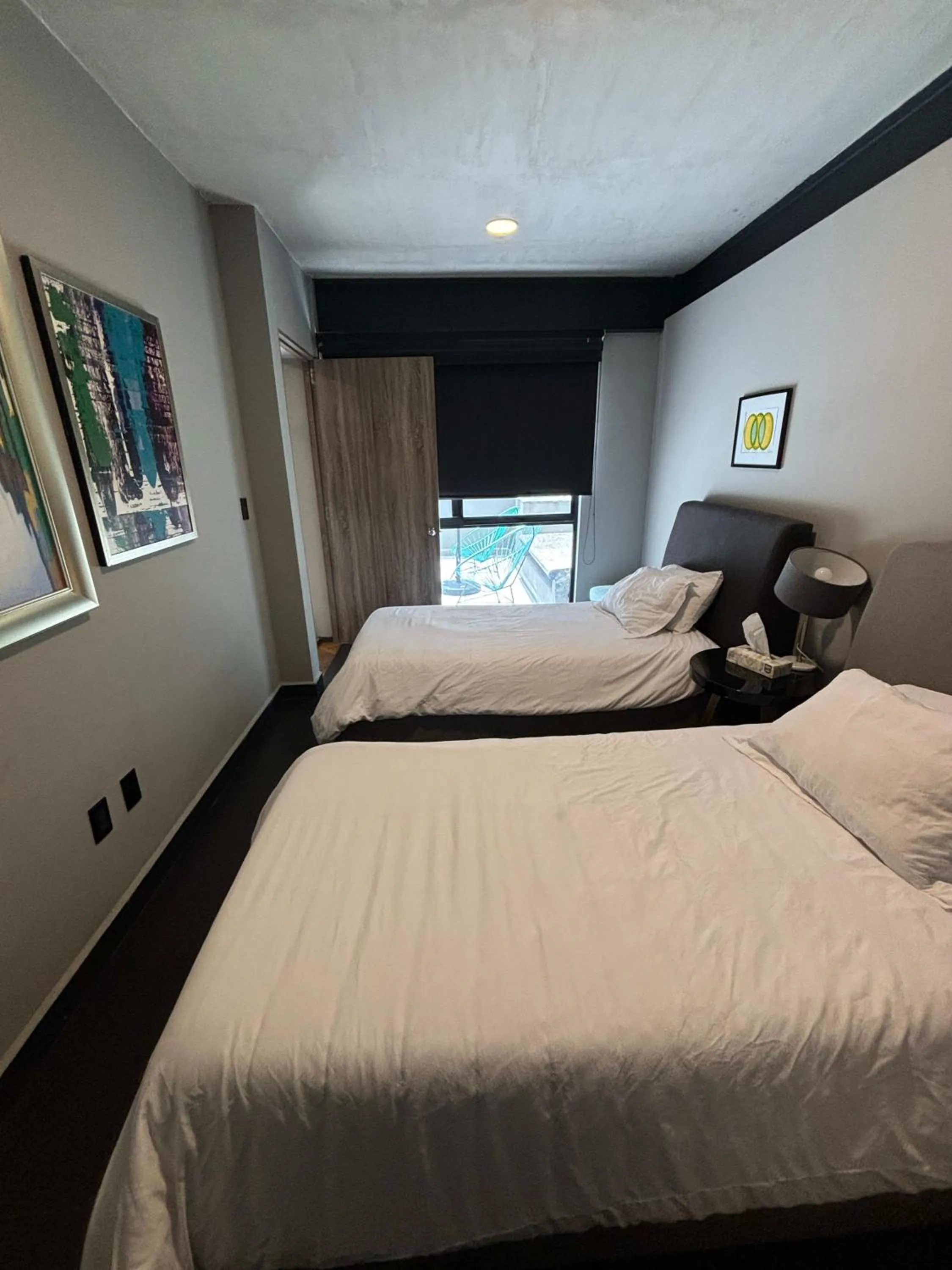 TERRAZA a una cuadra del Angel, King size Bed