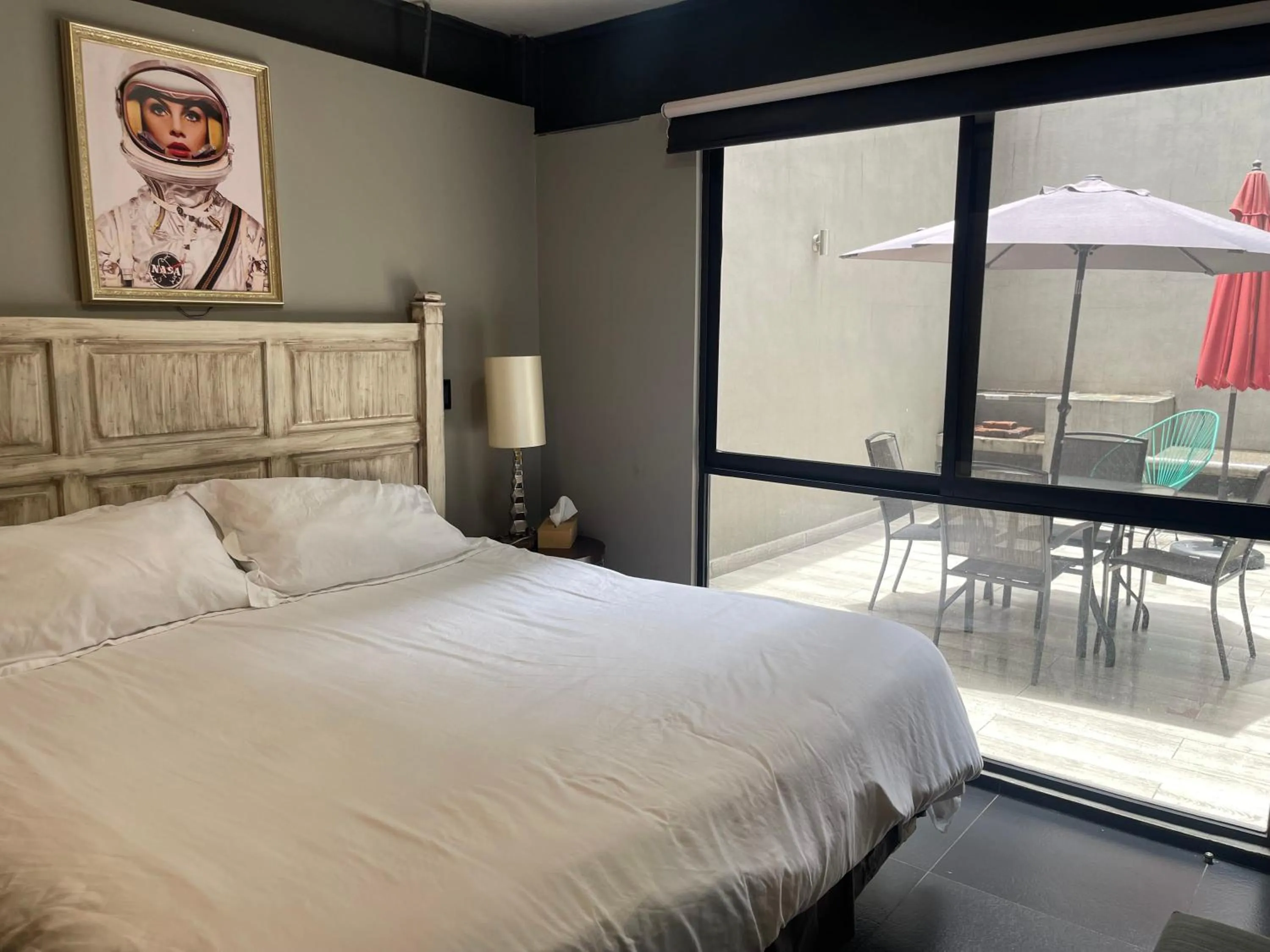 TERRAZA a una cuadra del Angel, King size Bed