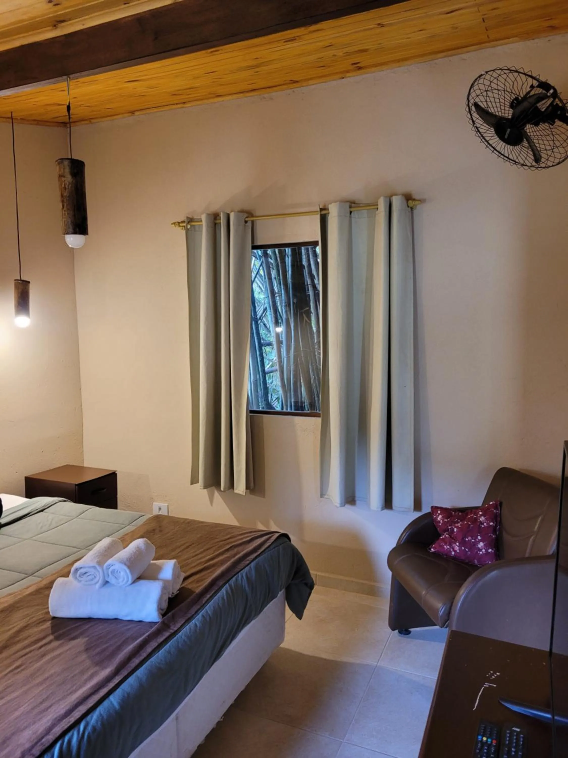 Bed in Pousada Realeza Atibaia