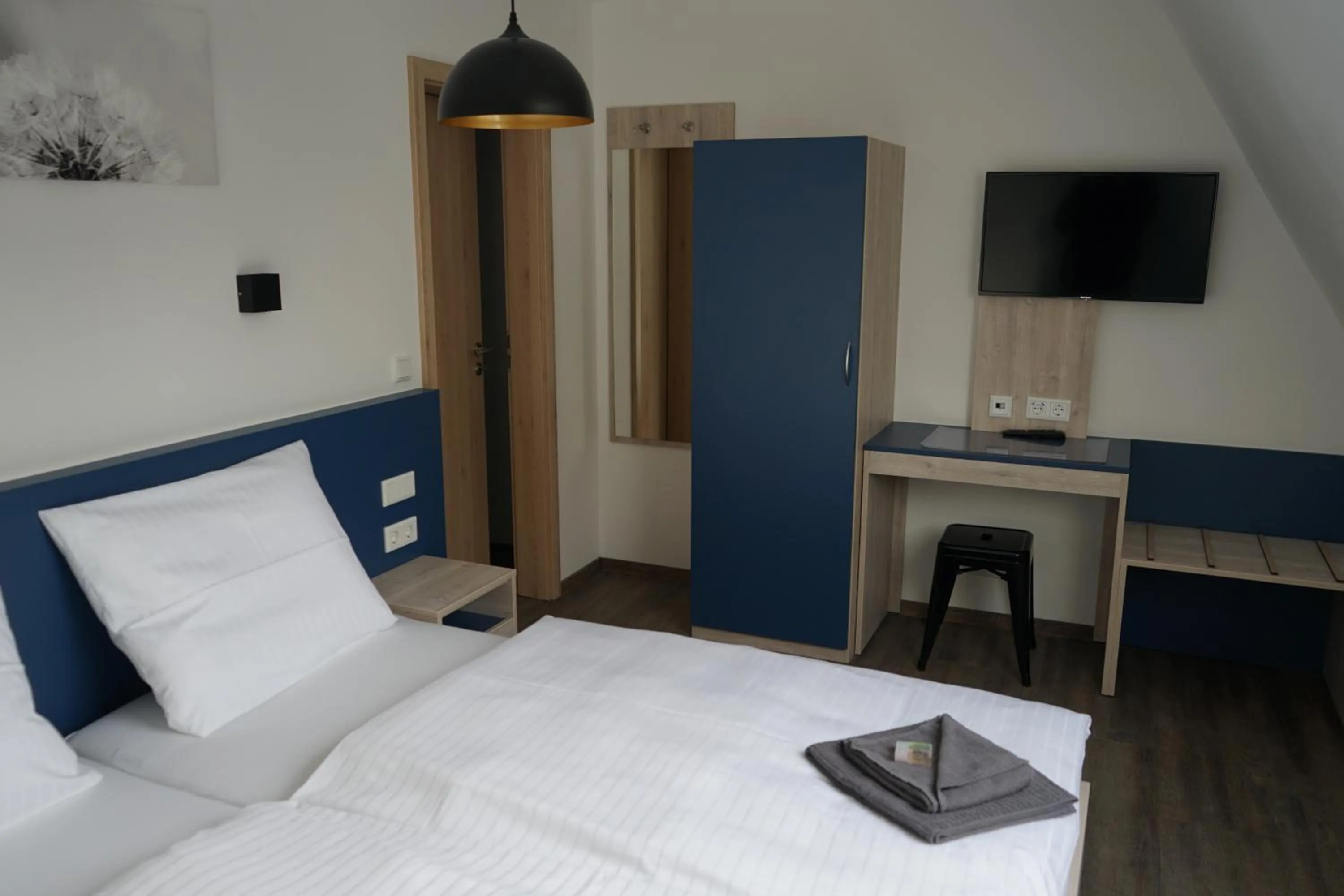 Bed in Hotel Central City Hbf Nürnberg Garni