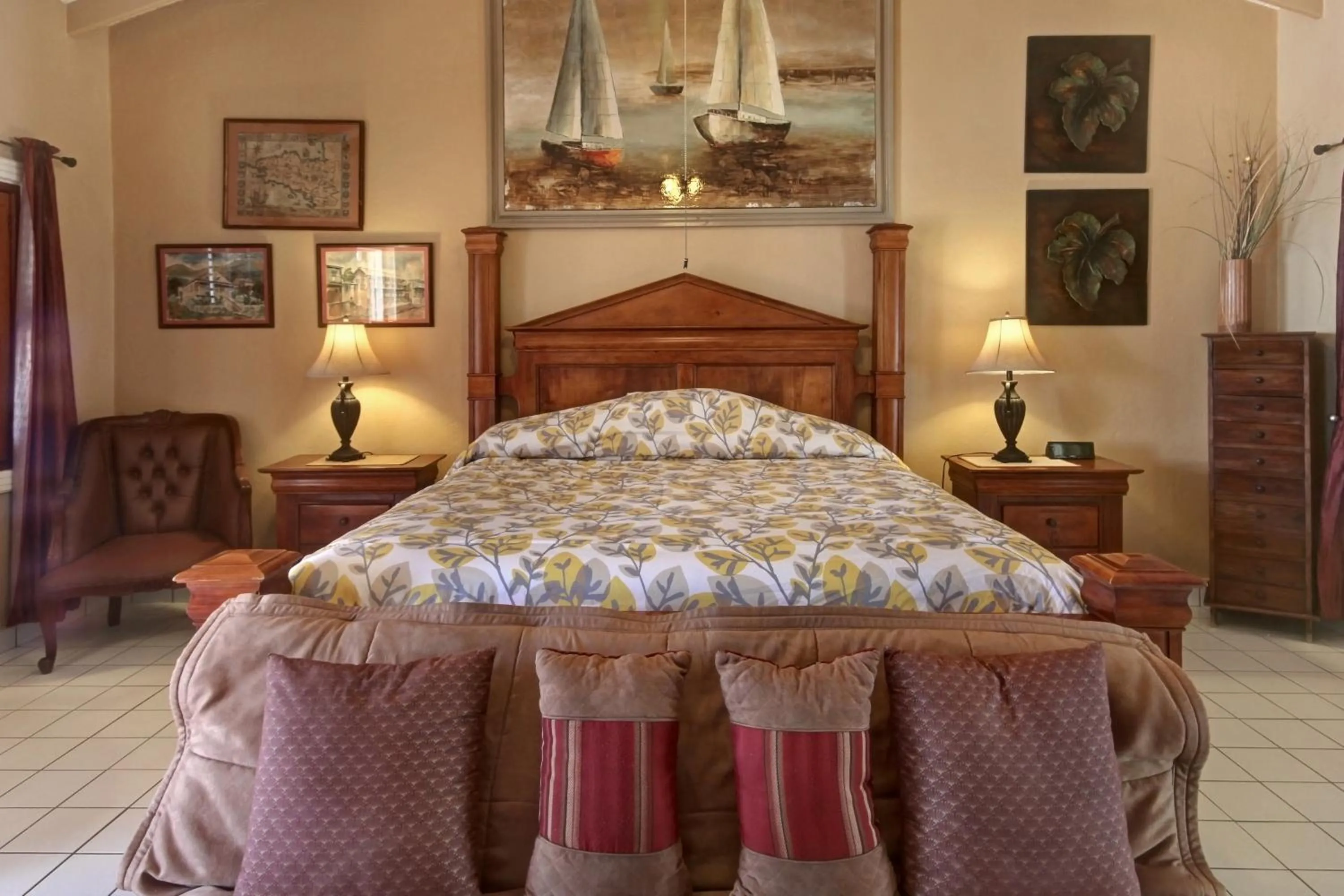 Bedroom, Bed in Mary's Boon Beach Resort & Spa