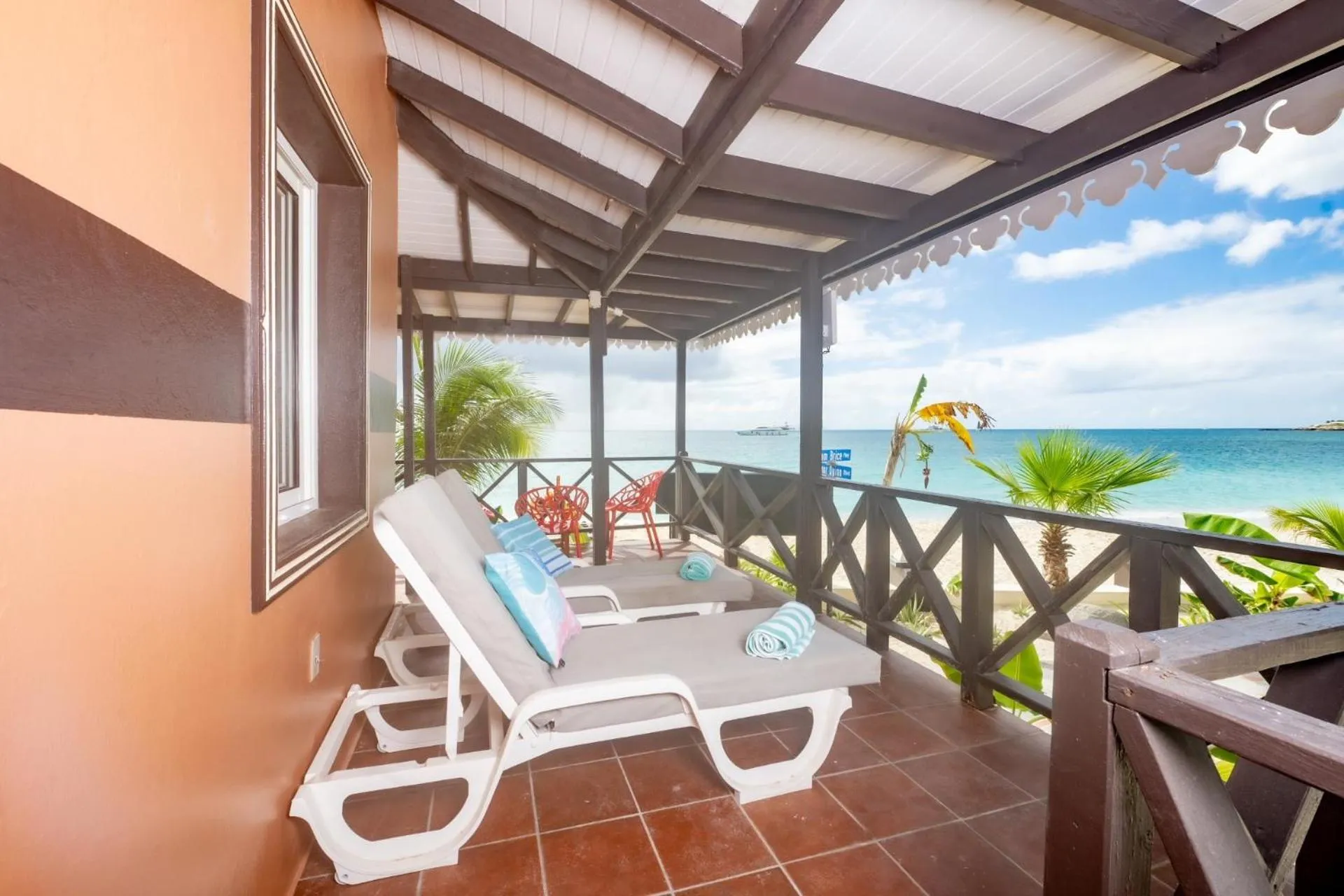 Balcony/Terrace in Mary's Boon Beach Resort & Spa