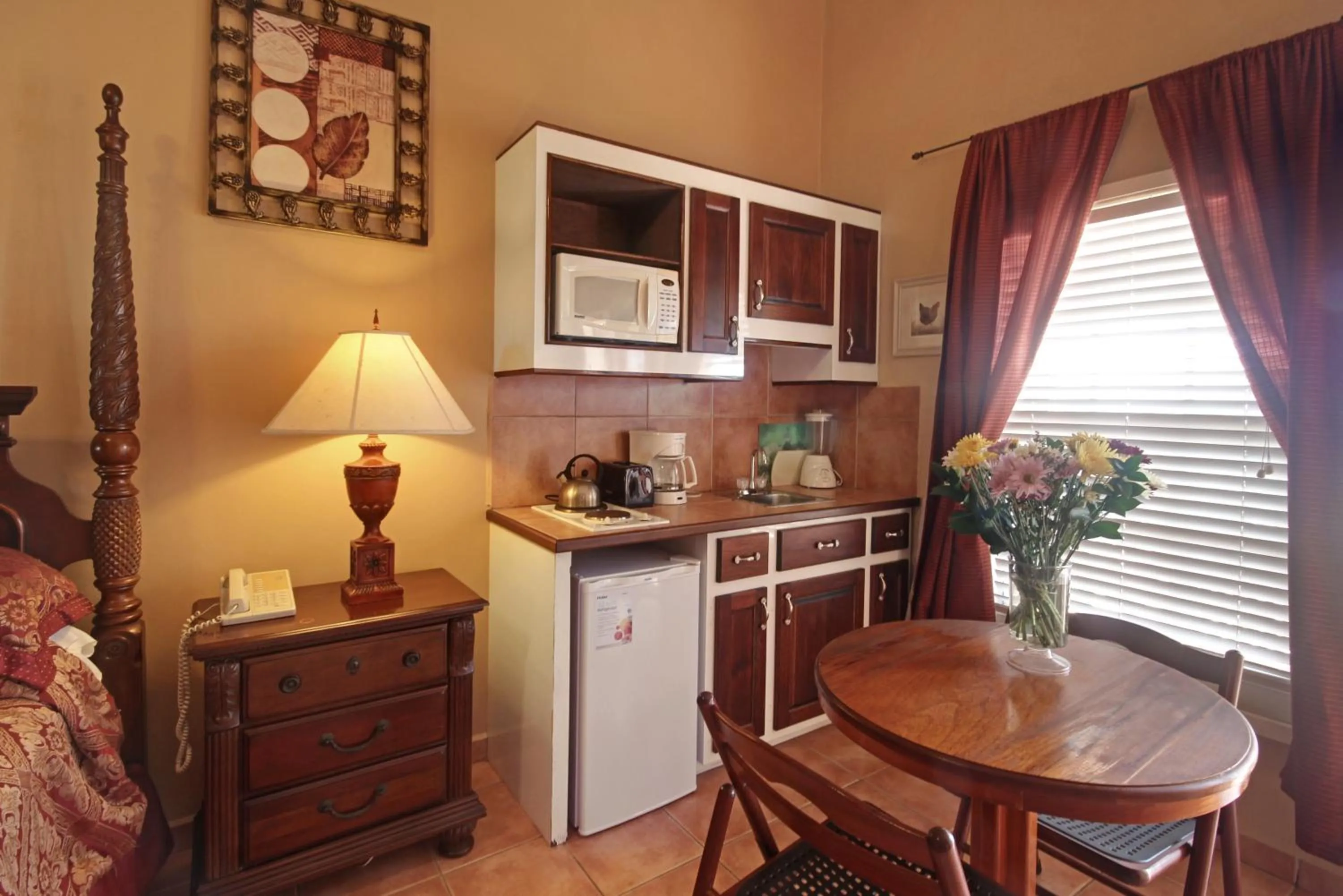 Kitchen or kitchenette in Mary's Boon Beach Resort & Spa