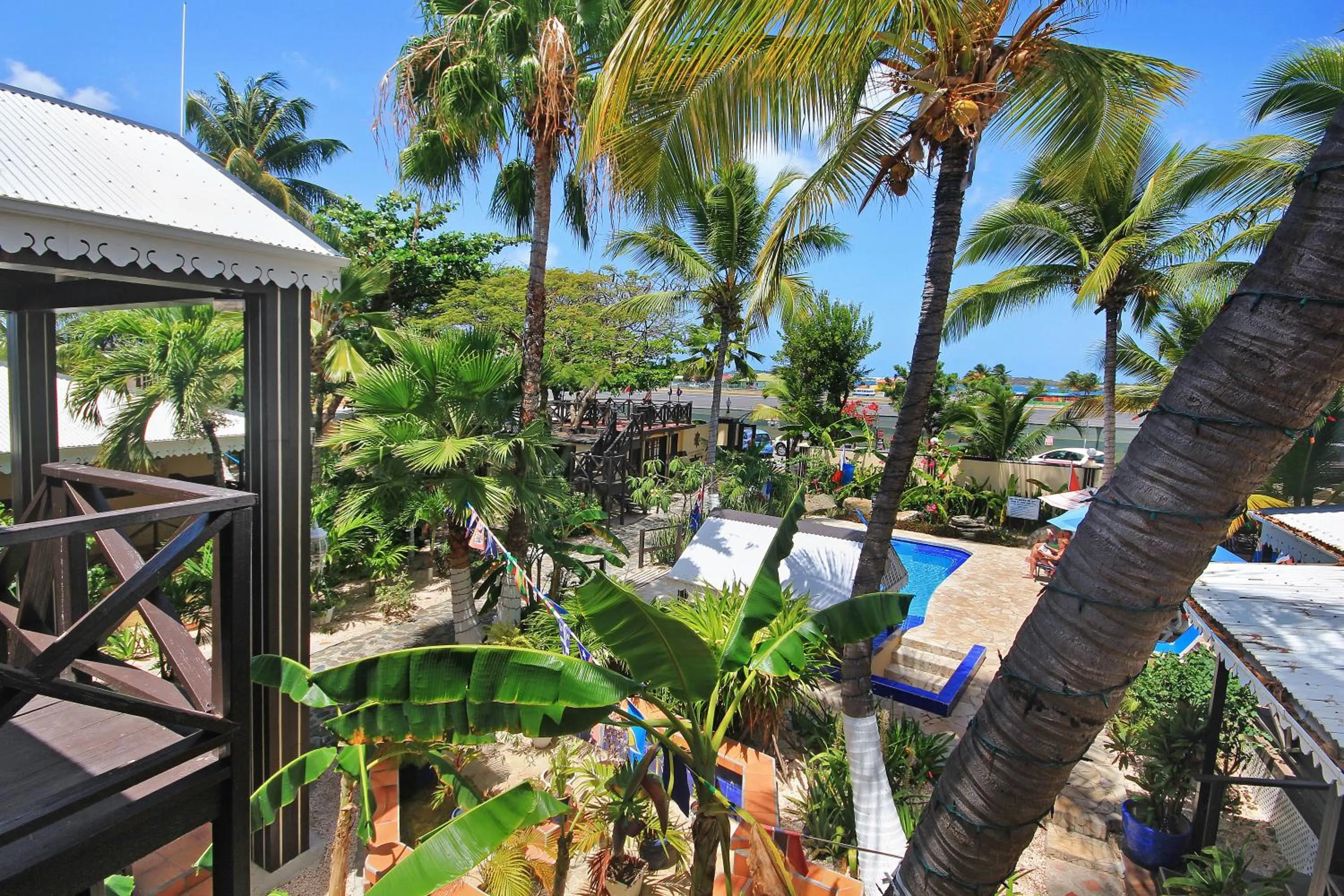 Garden view in Mary's Boon Beach Resort & Spa