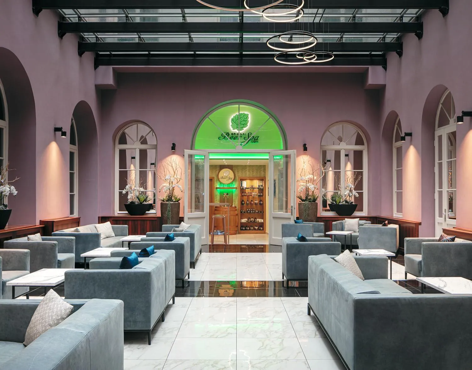 Lobby or reception in Michelangelo Grand Hotel