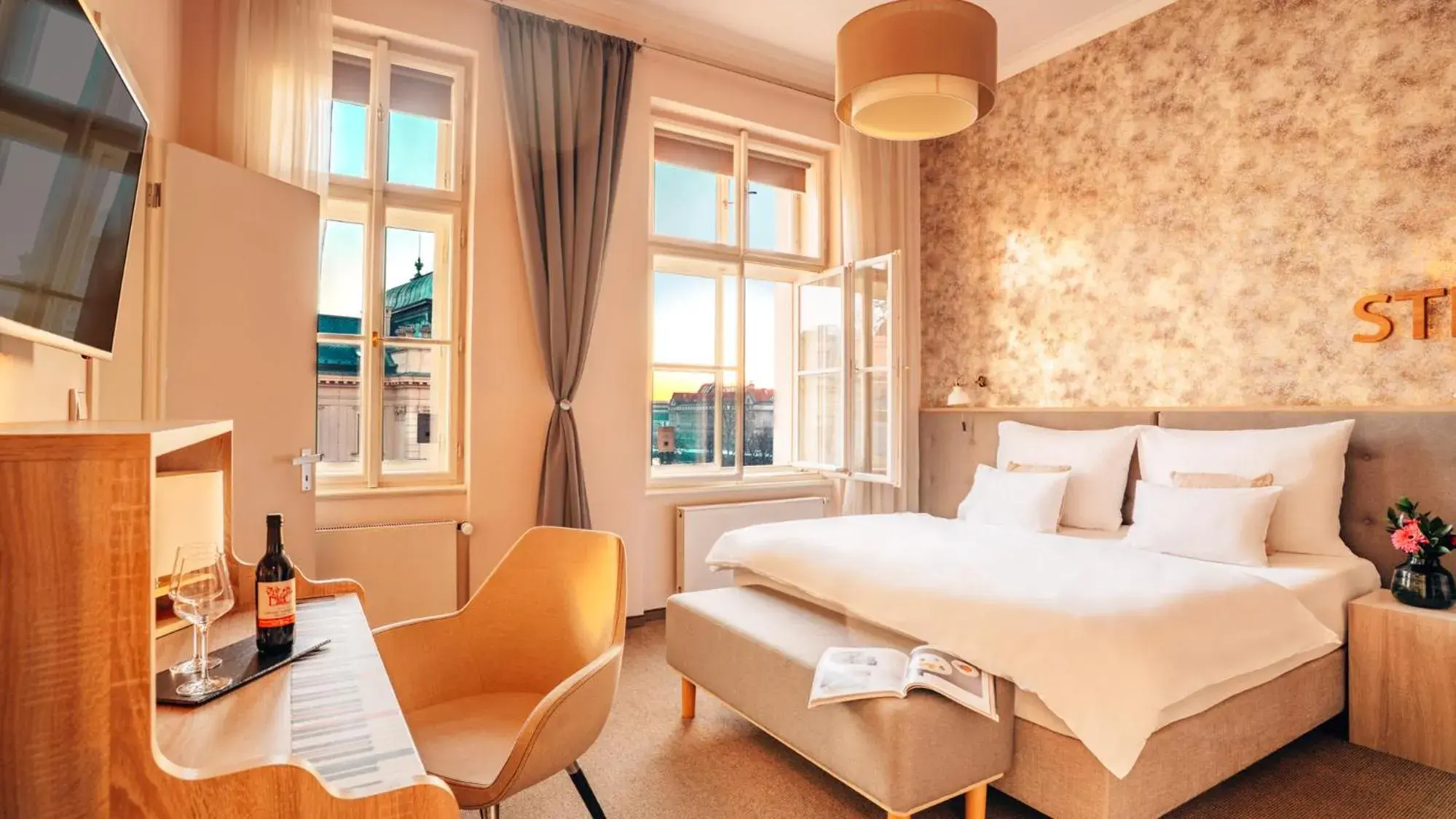 Superior Double Room in Boutique Hotel Klarov Superior Double Room in Boutique Hotel Klarov