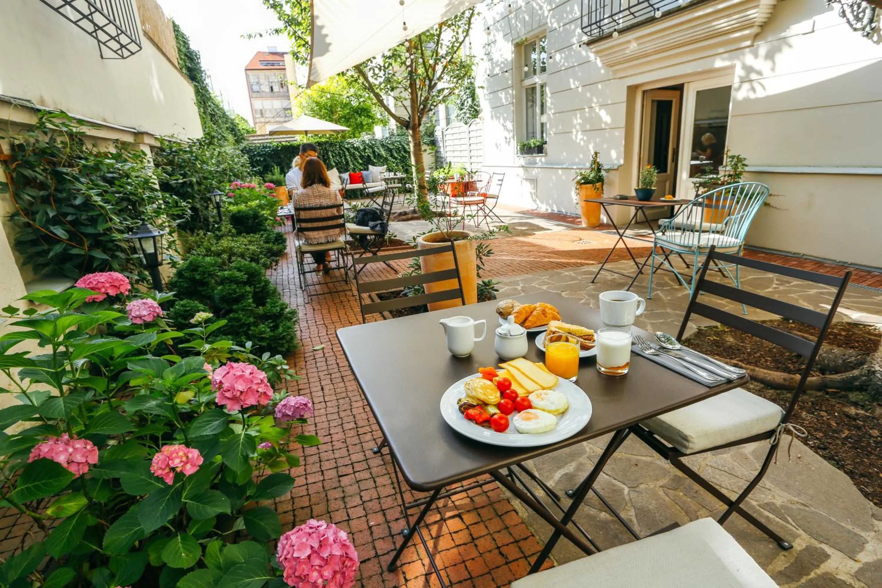 Patio in Boutique Hotel Klarov