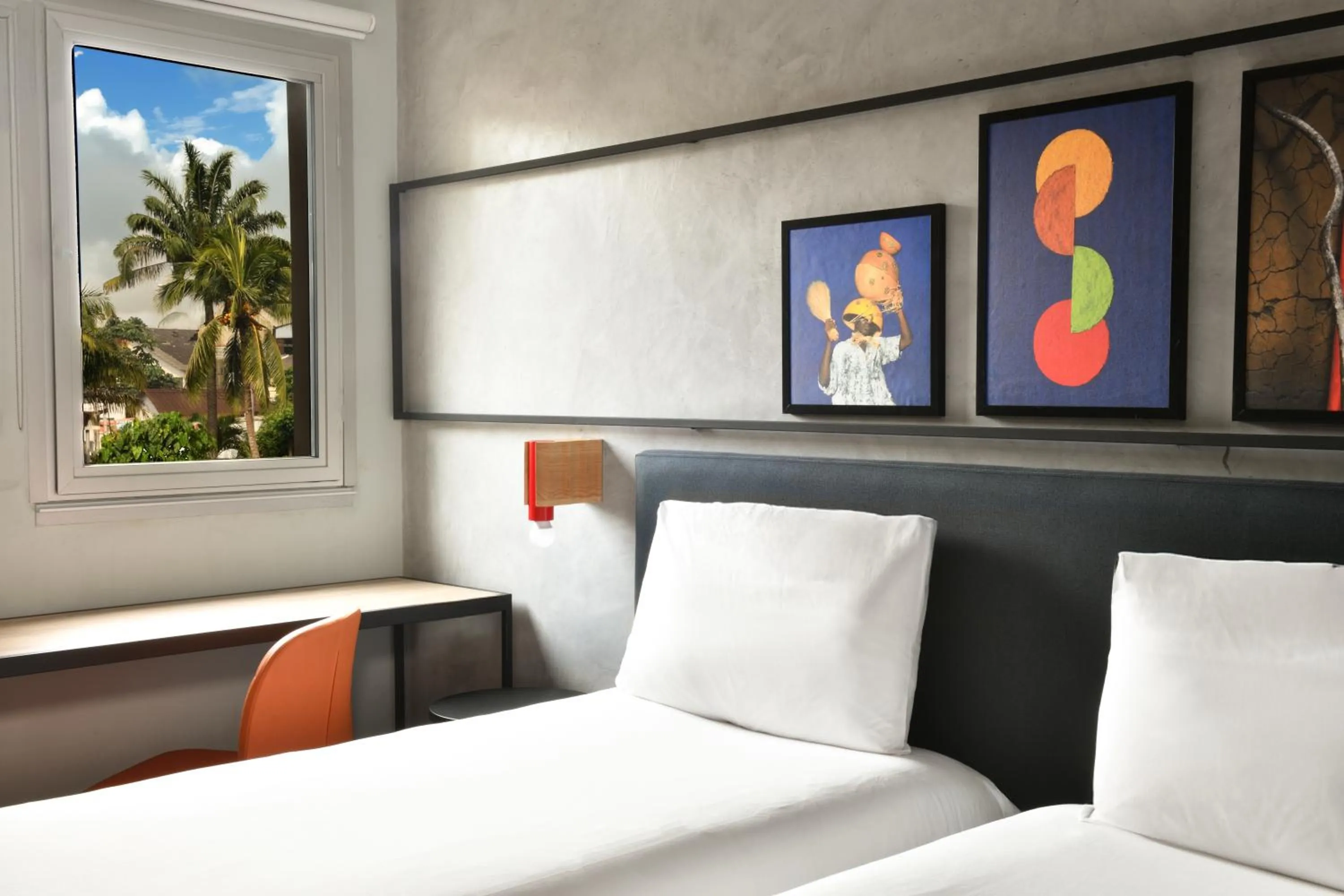 Bedroom, Bed in Ibis Styles Abidjan Plateau