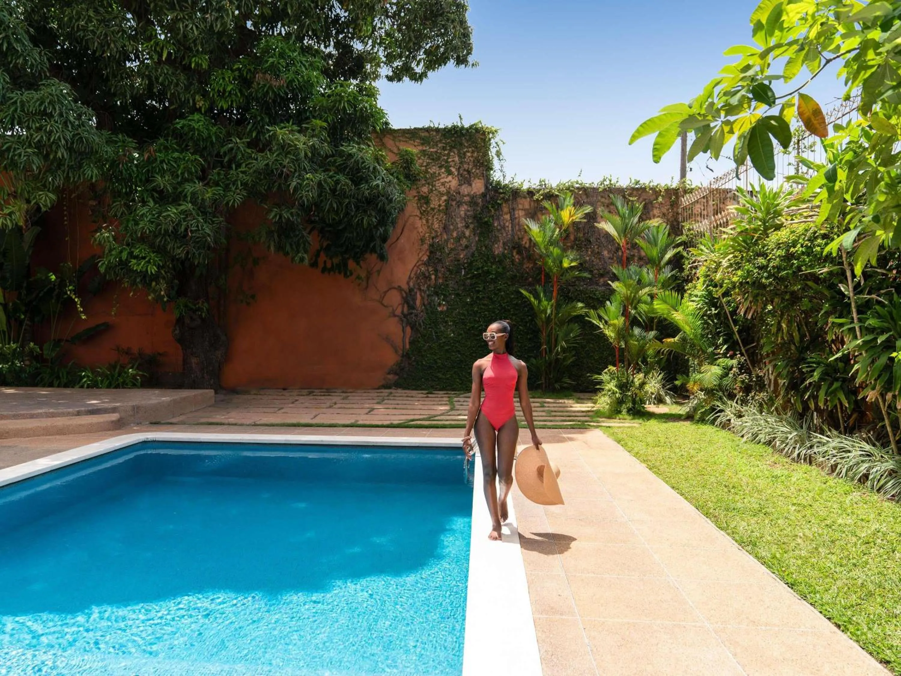 Pool view in Ibis Styles Abidjan Marcory