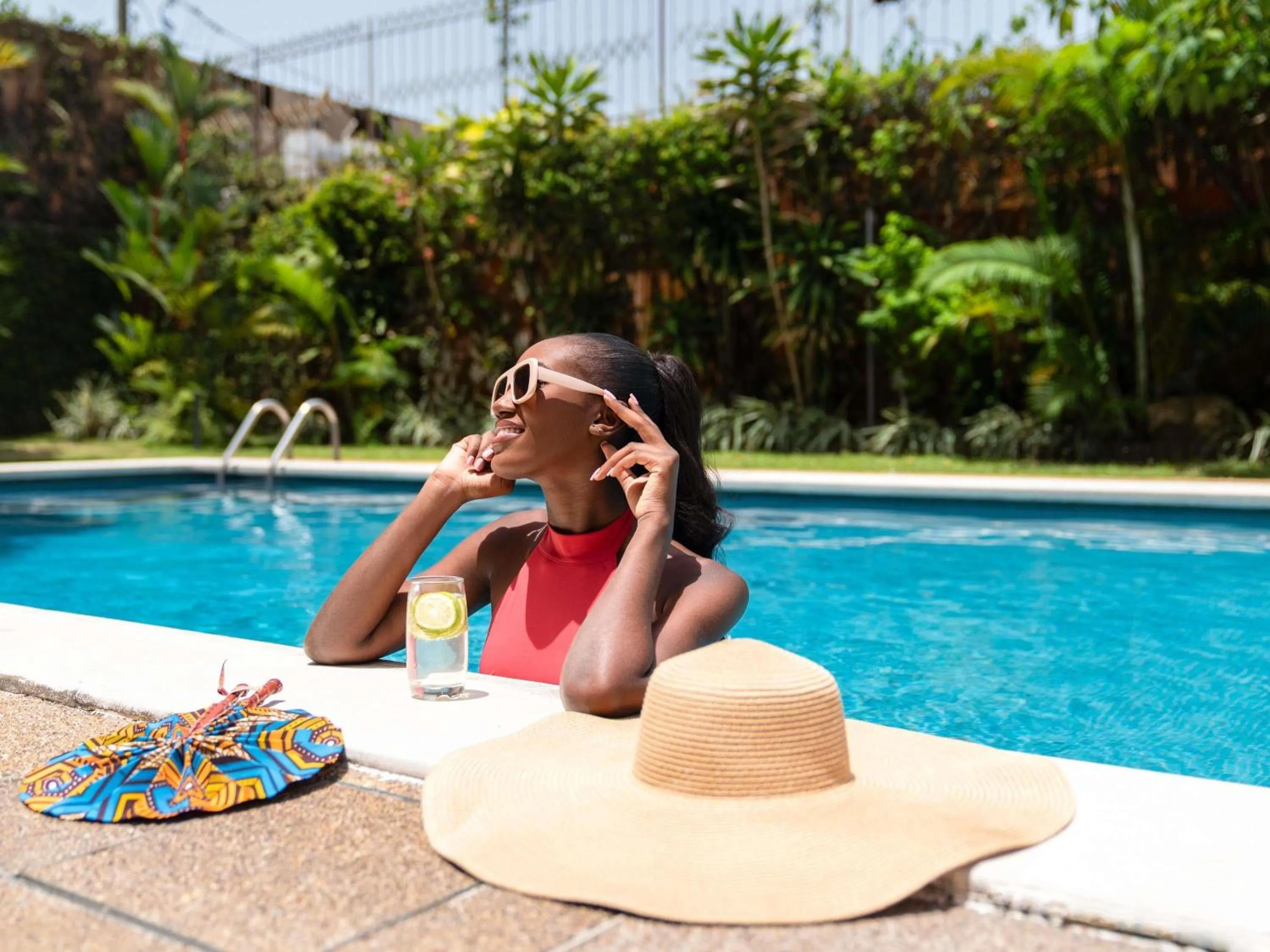 Pool view in Ibis Styles Abidjan Marcory