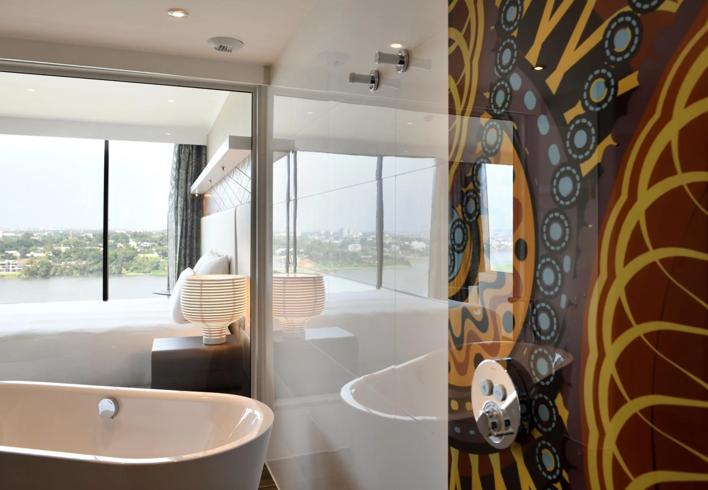 Shower in Pullman Abidjan