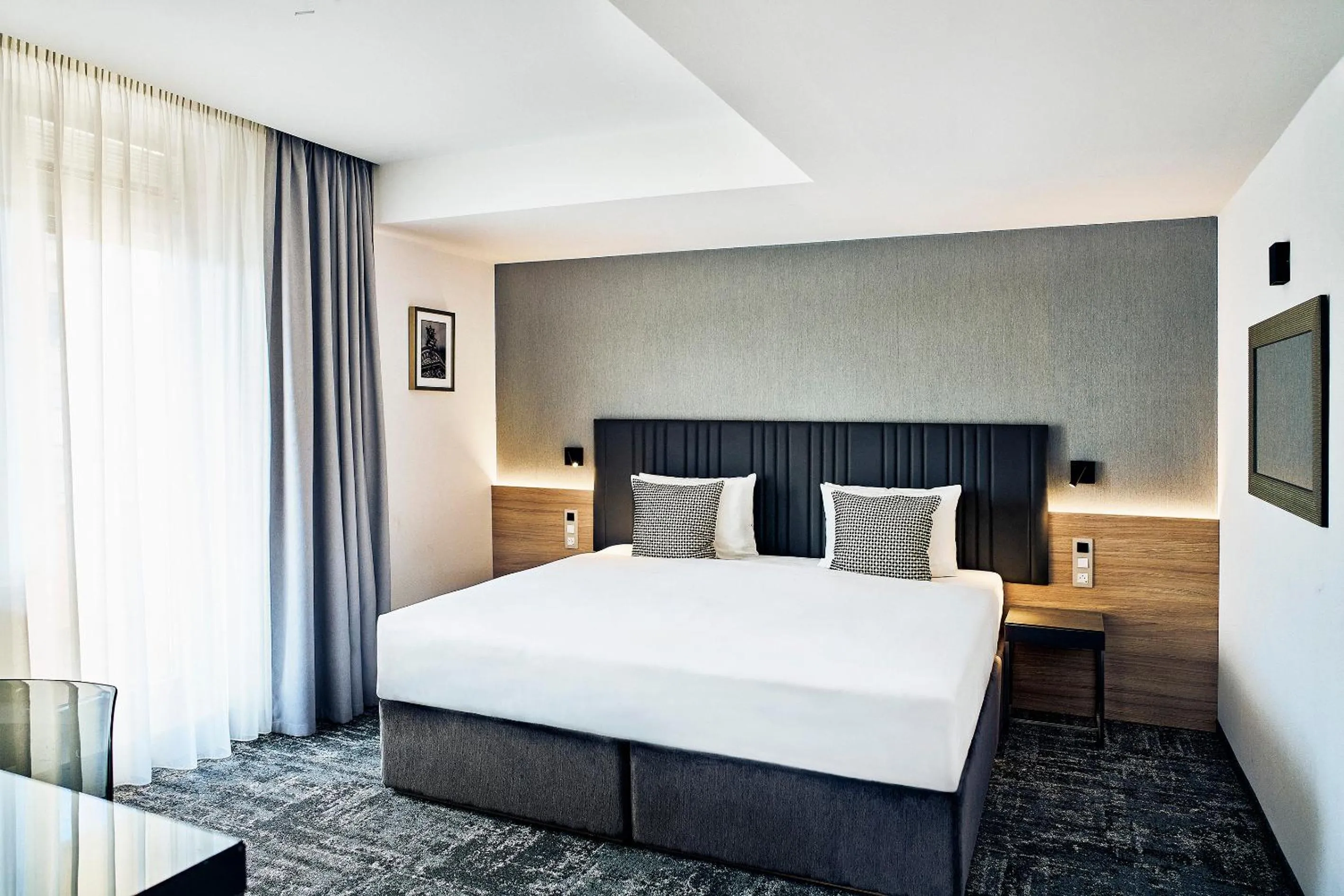 Bedroom, Bed in Hotel International Brno