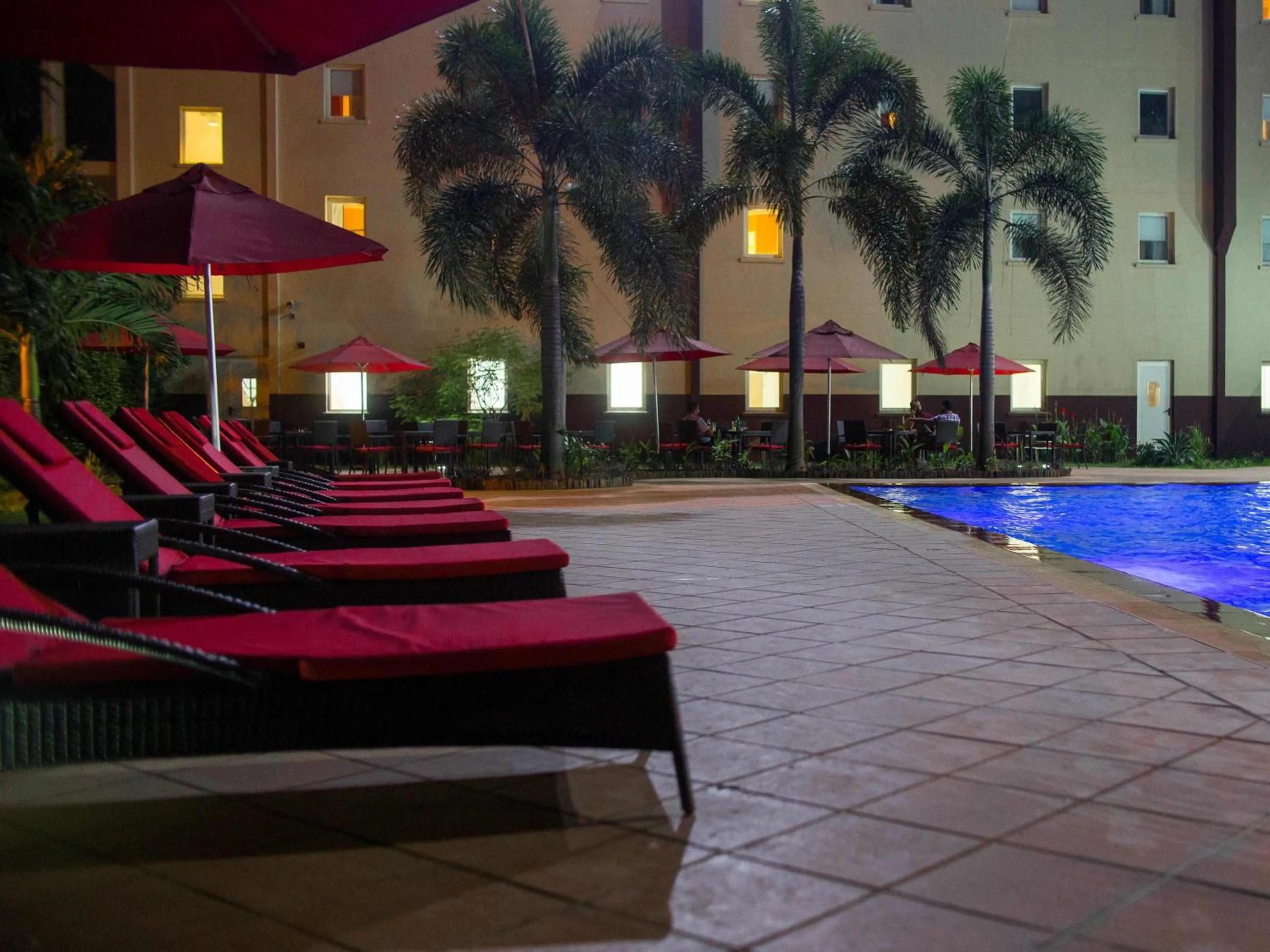 Pool view in Ibis Lagos Airport