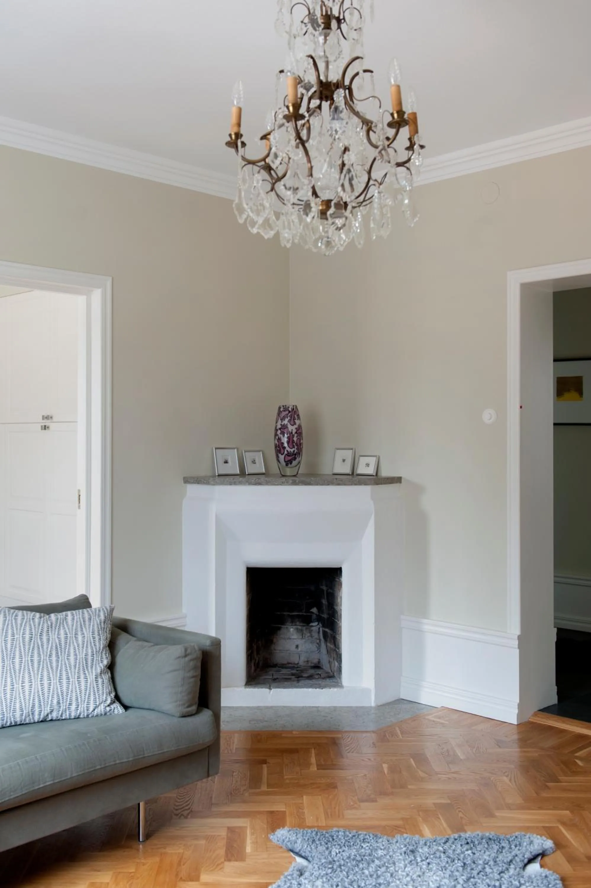 Living room in Sköna Hönor Apartments