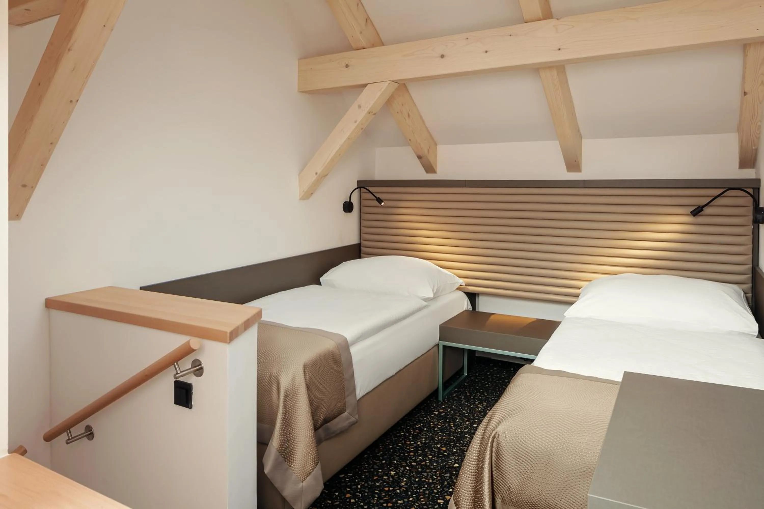 Bed in EA Embassy Prague Hotel