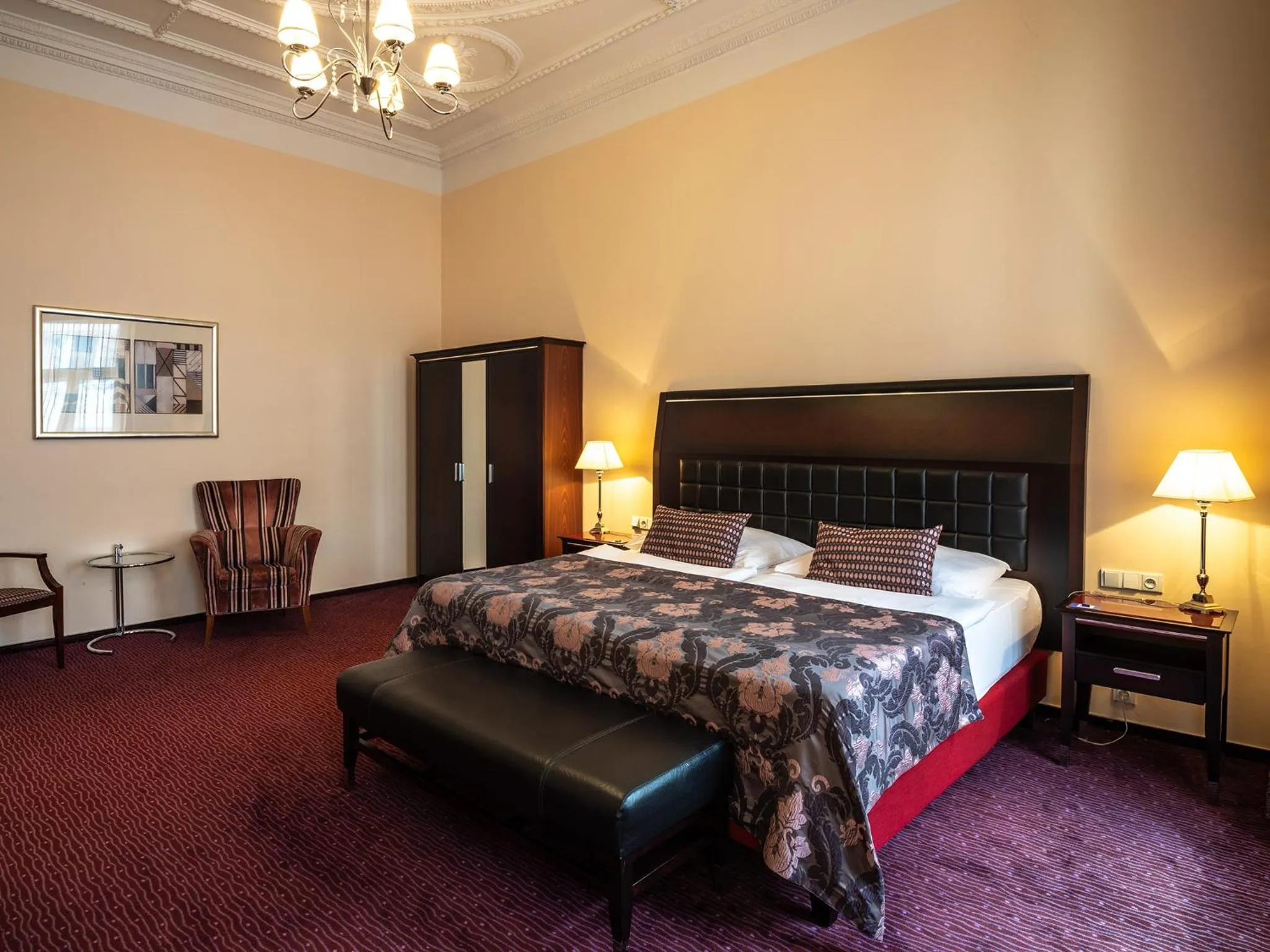 Photo of the whole room, Bed in EA Embassy Prague Hotel