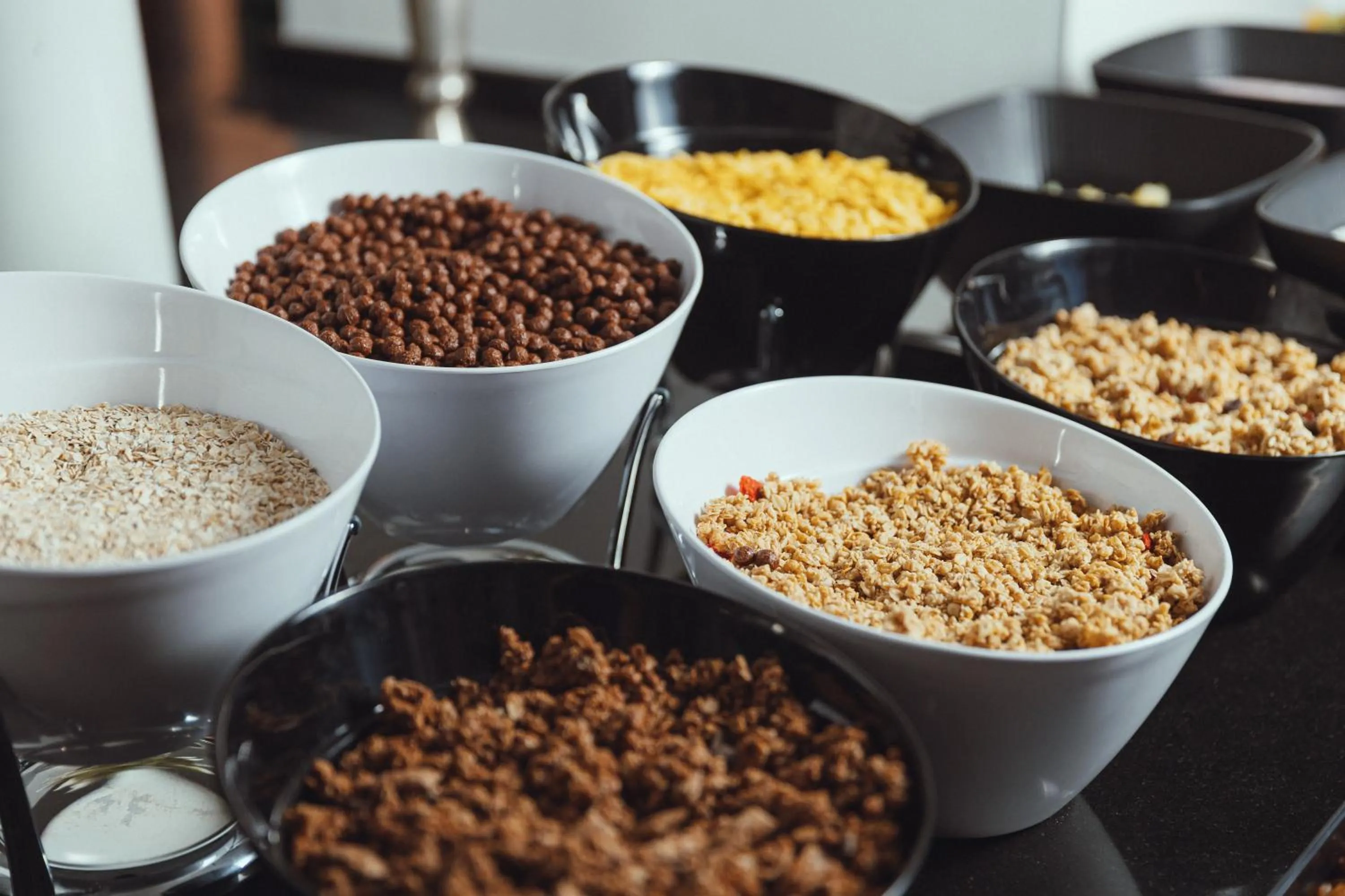 Buffet breakfast in EA Embassy Prague Hotel