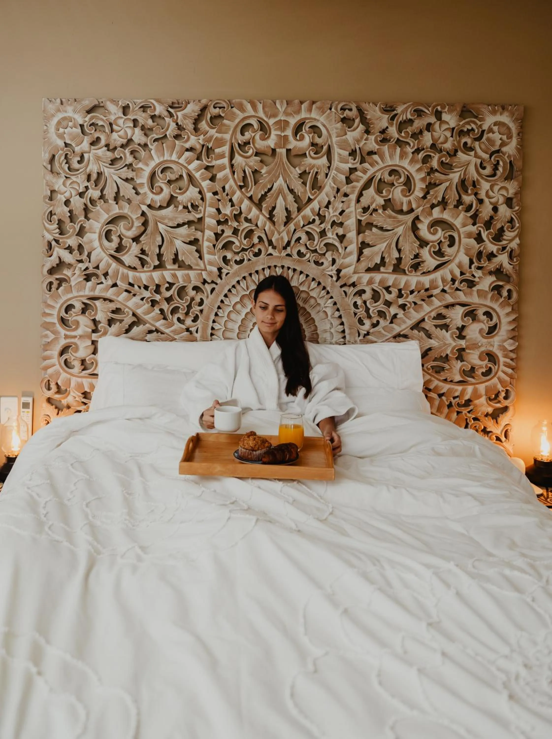 Bedroom, Bed in Taman Sari Sunshine Coast Romantic Pet-Friendly Hinterland Retreat