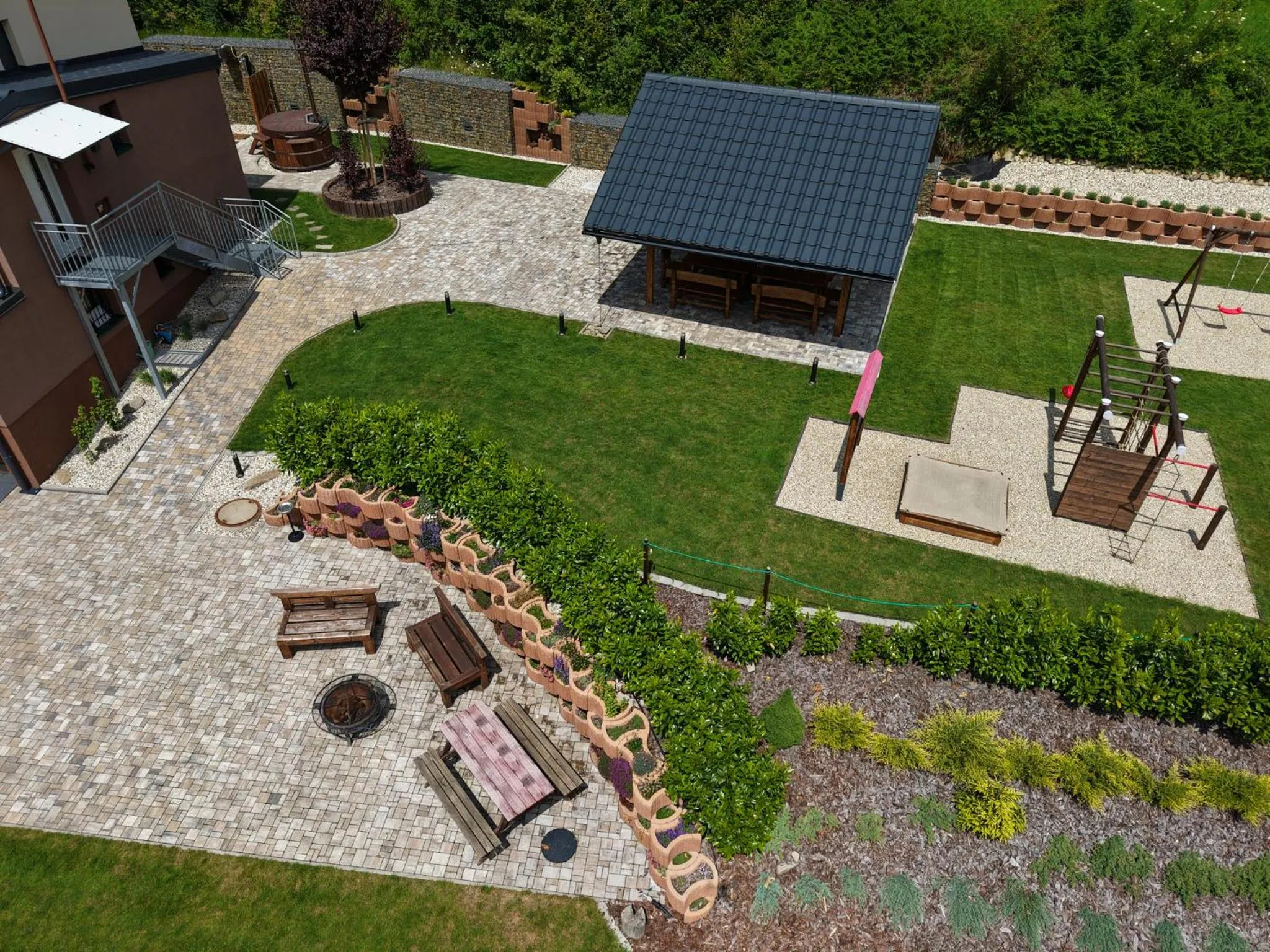 Seating area in Chata U dědka