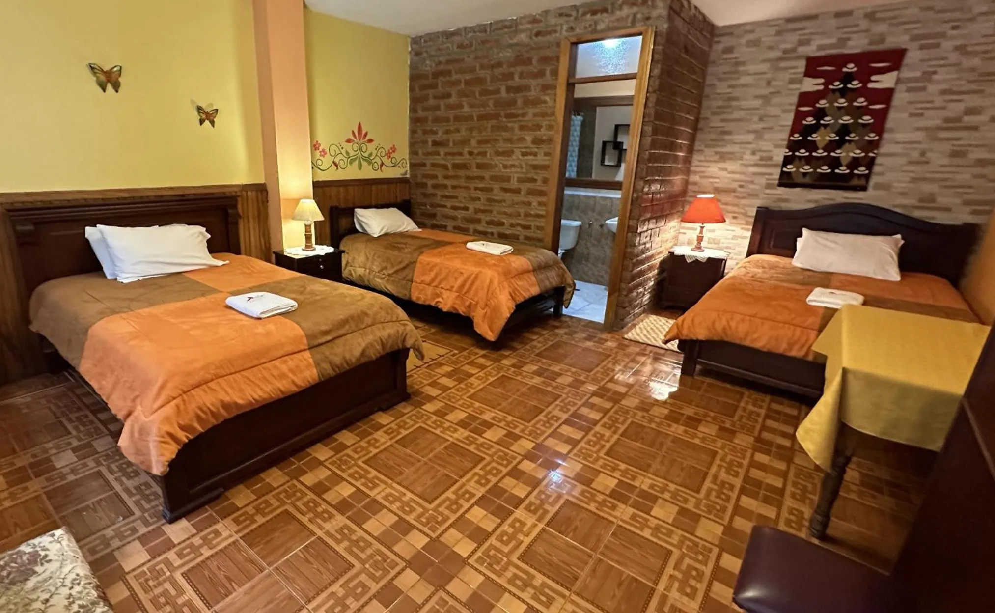 Bed in Hotel Donde Ivan