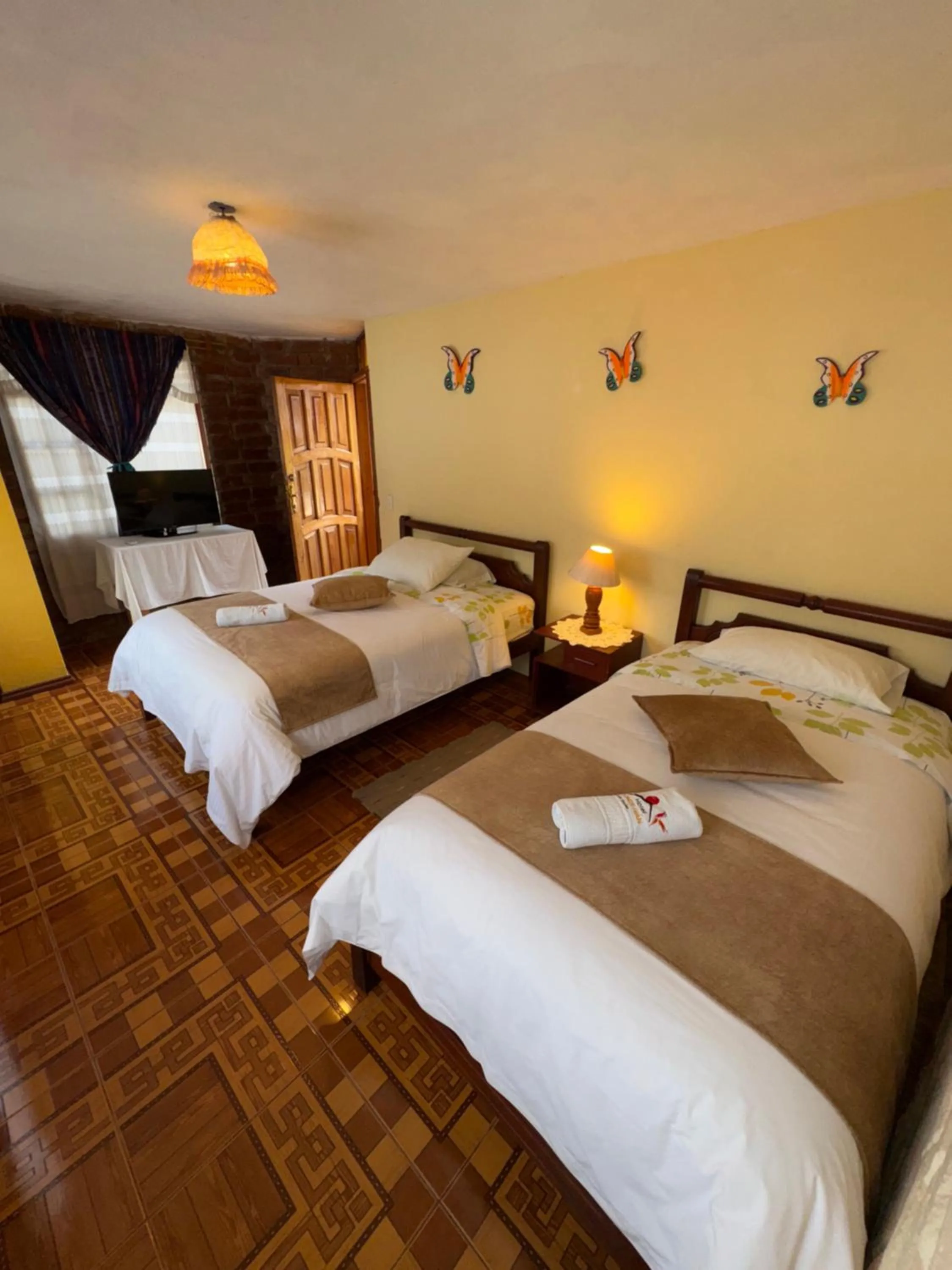 Bed in Hotel Donde Ivan