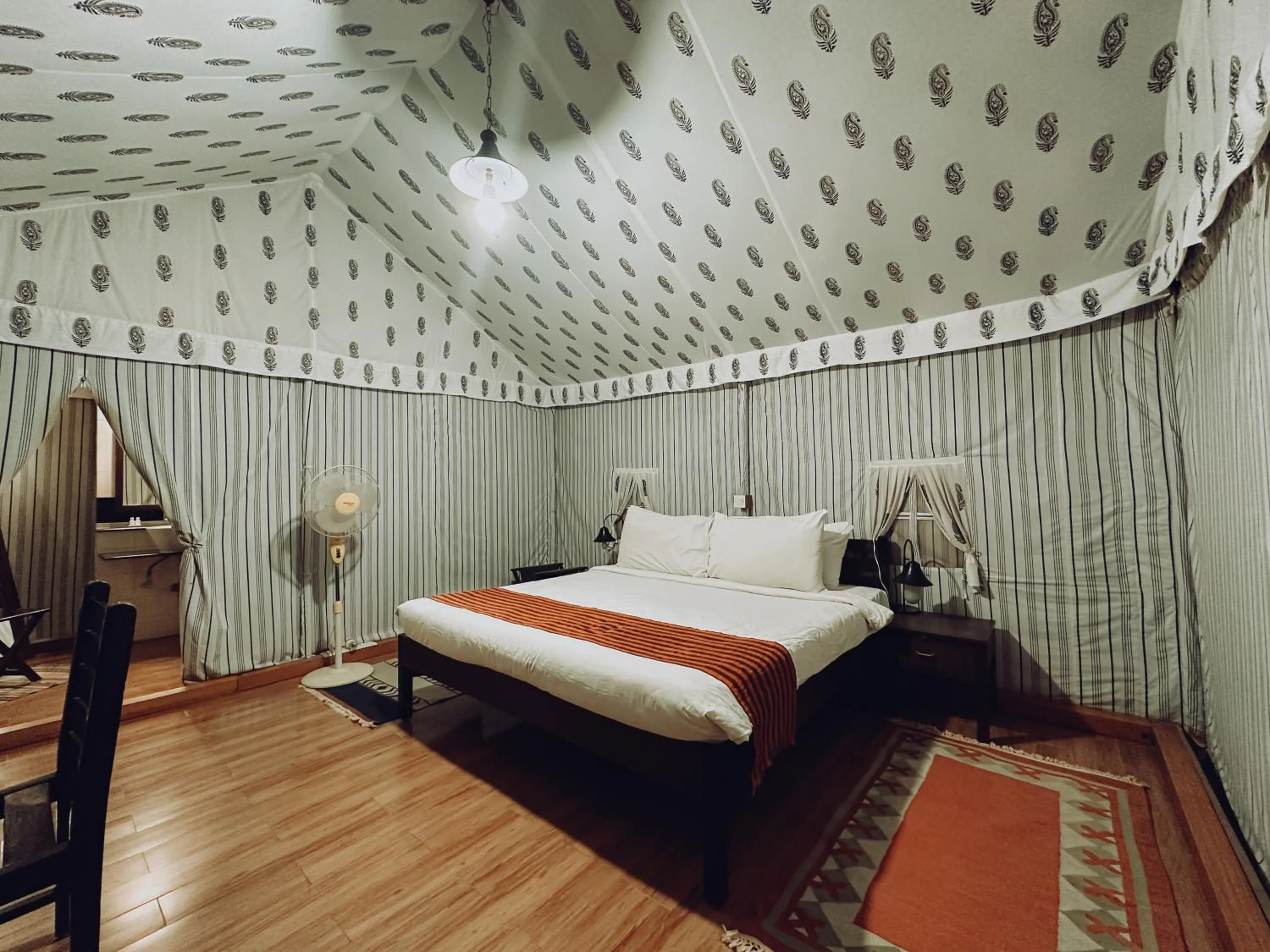 Bed in Olde Bangalore Resort and Wellness Center