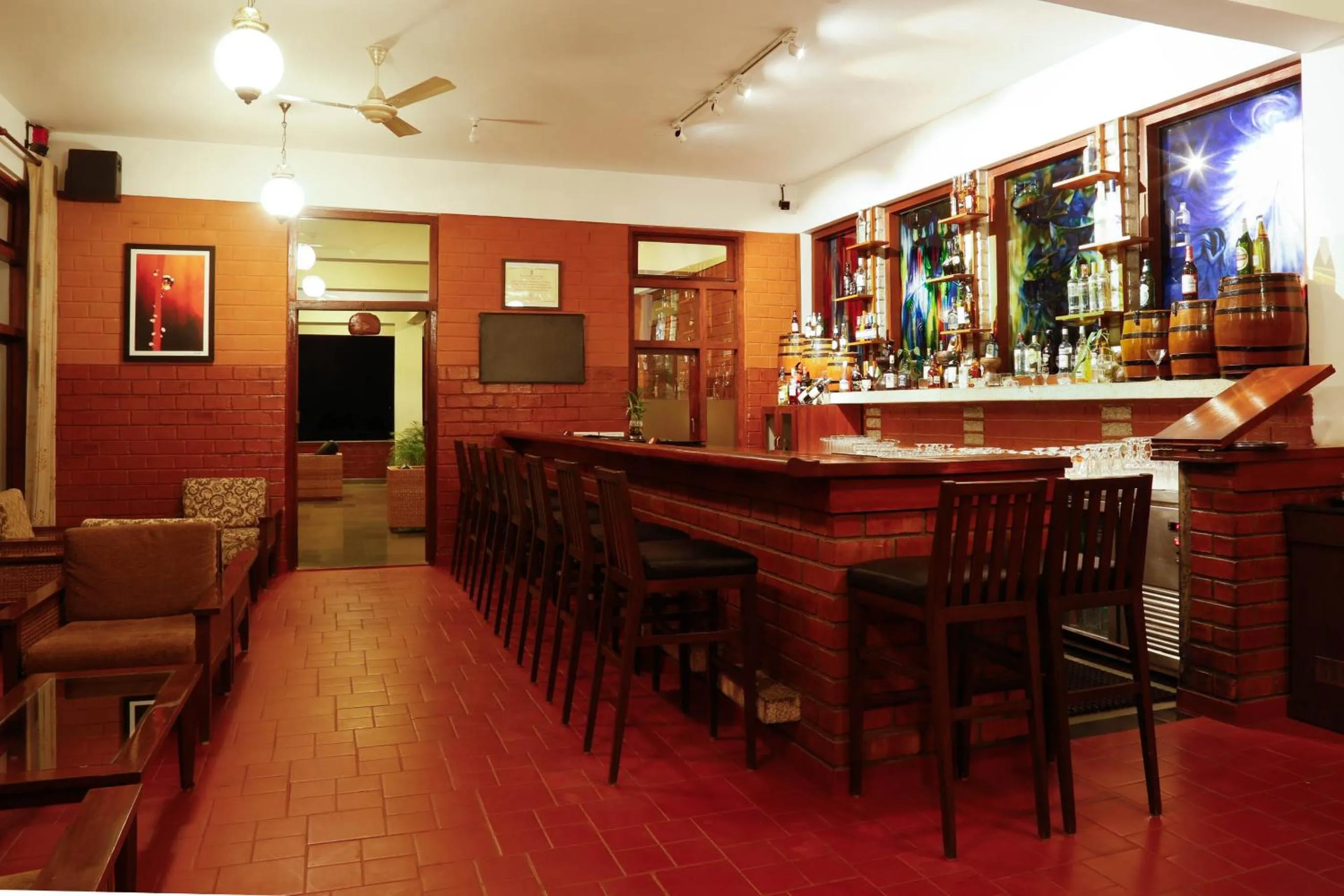 Lounge or bar in Olde Bangalore Resort and Wellness Center