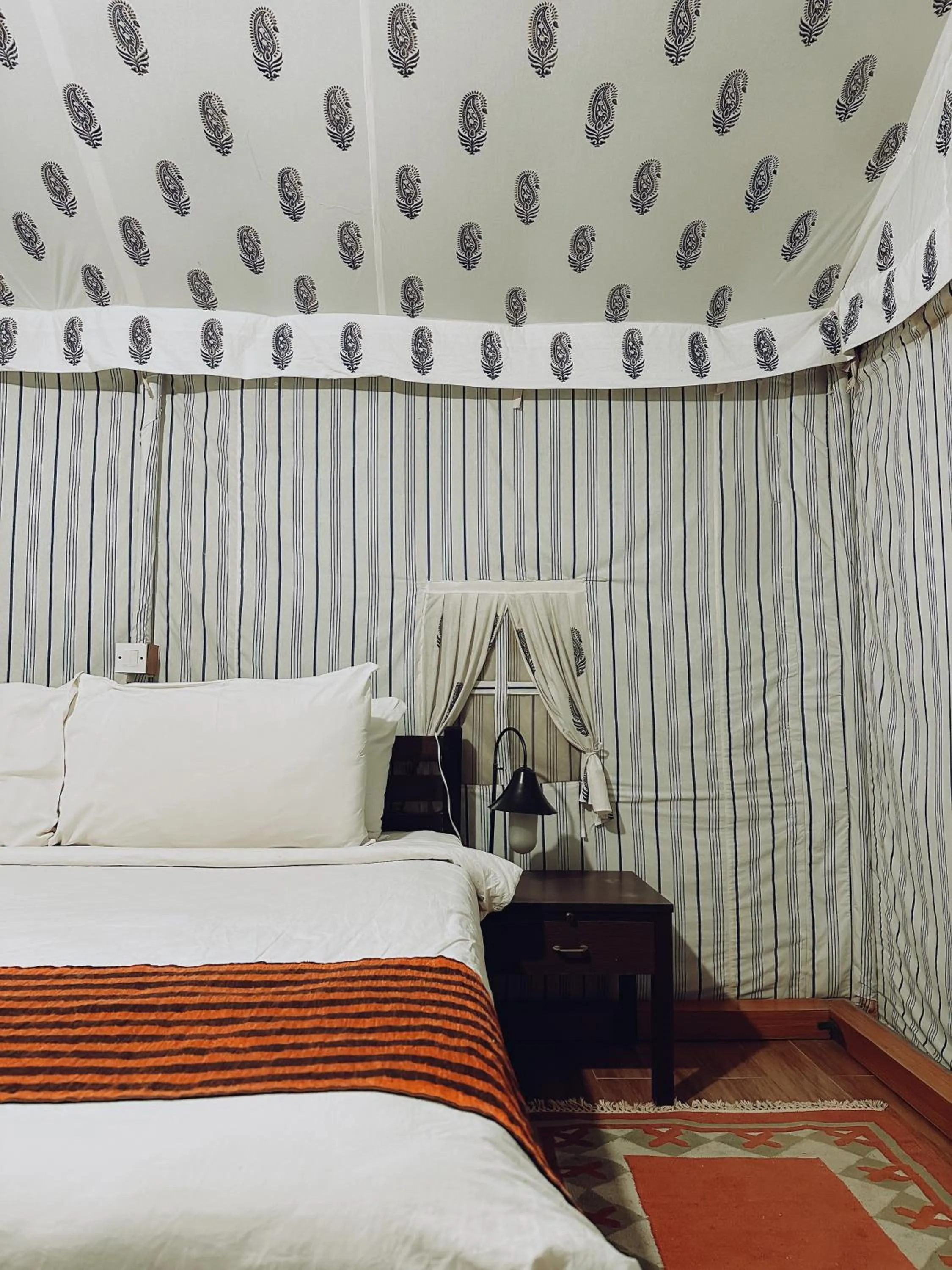 Bed in Olde Bangalore Resort and Wellness Center