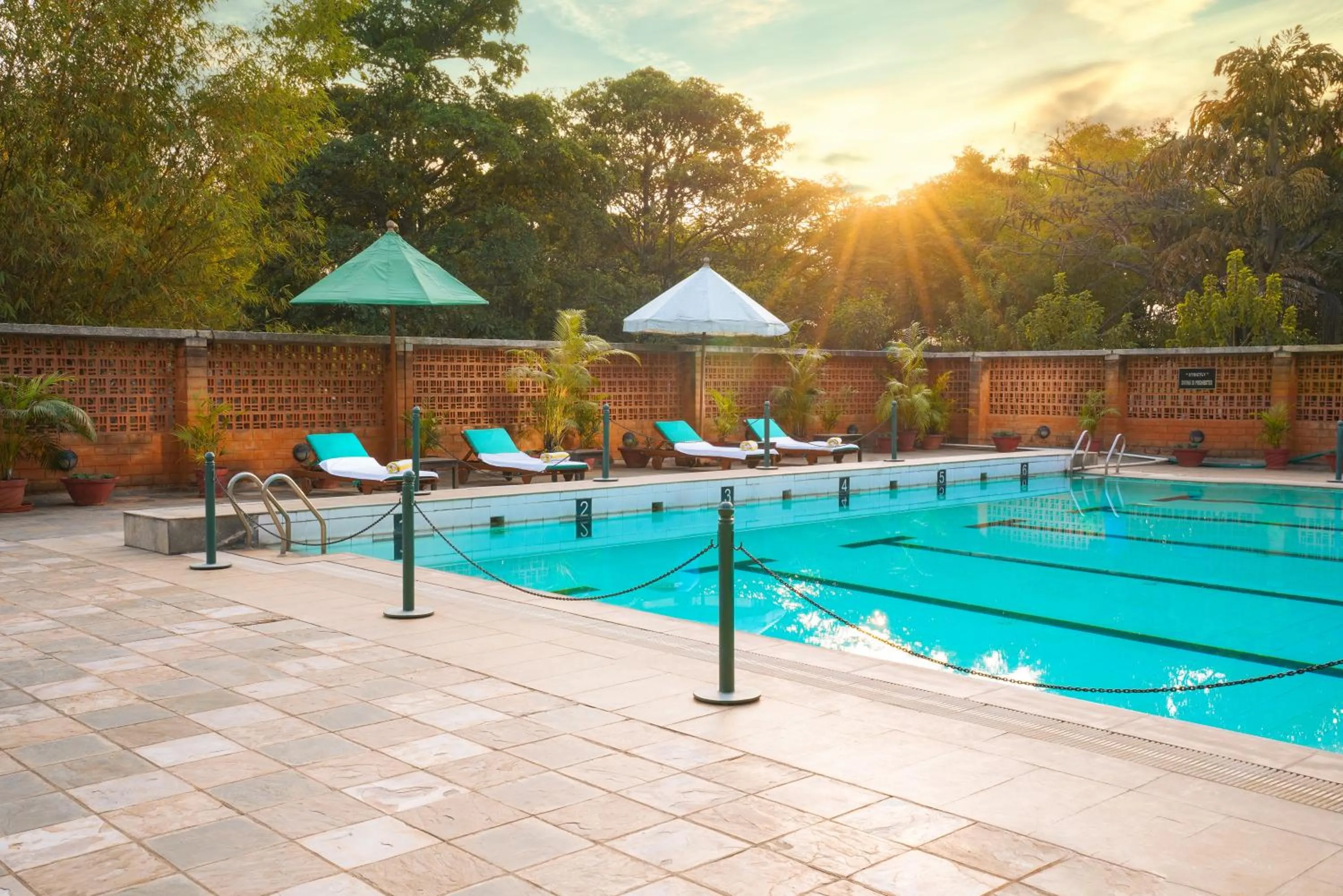 Swimming pool in Olde Bangalore Resort and Wellness Center